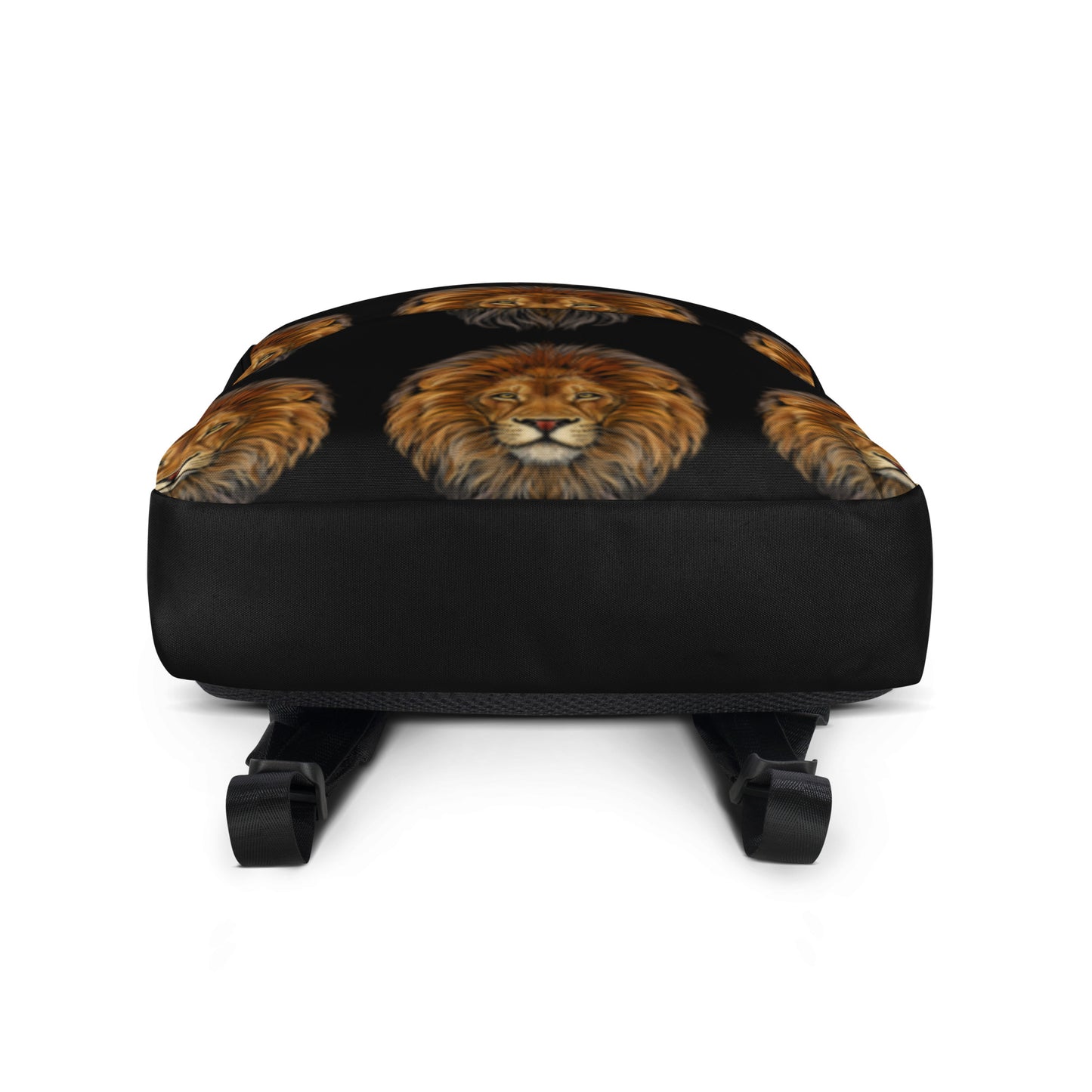 “LION” Black Backpack