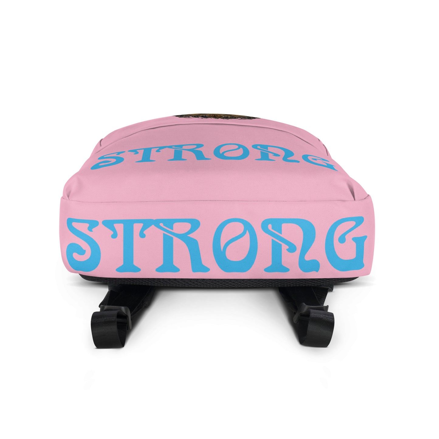 “STRONG” Cotton Candy Backpack W/SkyBlue Font