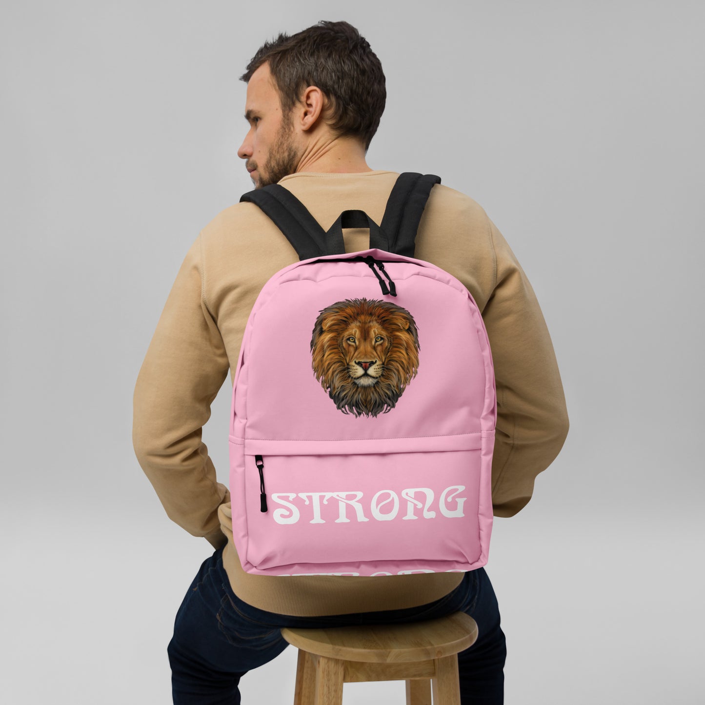 “STRONG” Cotton Candy Backpack W/White Font