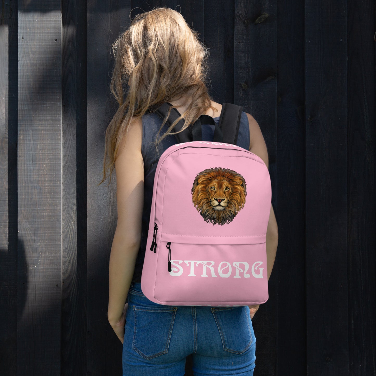 “STRONG” Cotton Candy Backpack W/White Font