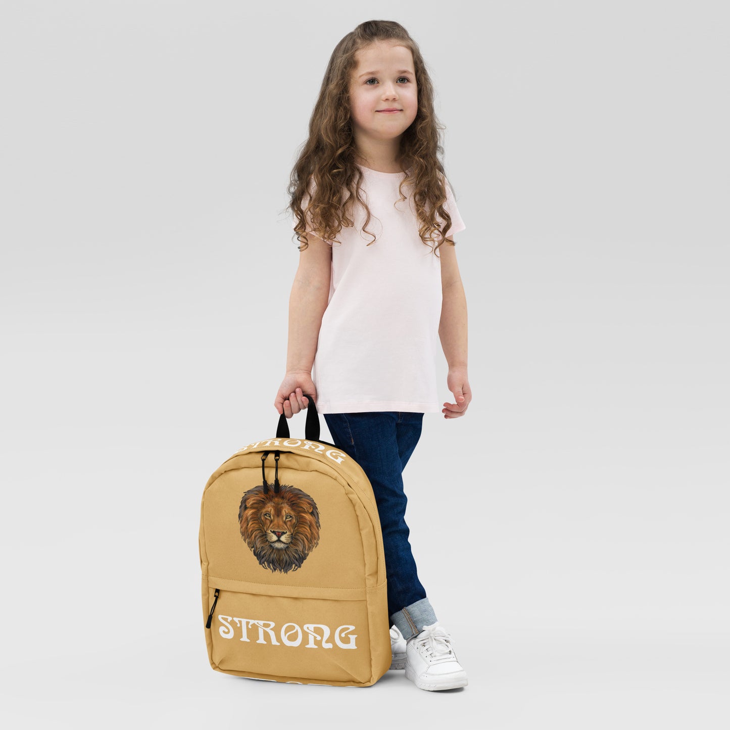 “STRONG” Fawn Backpack W/White Font
