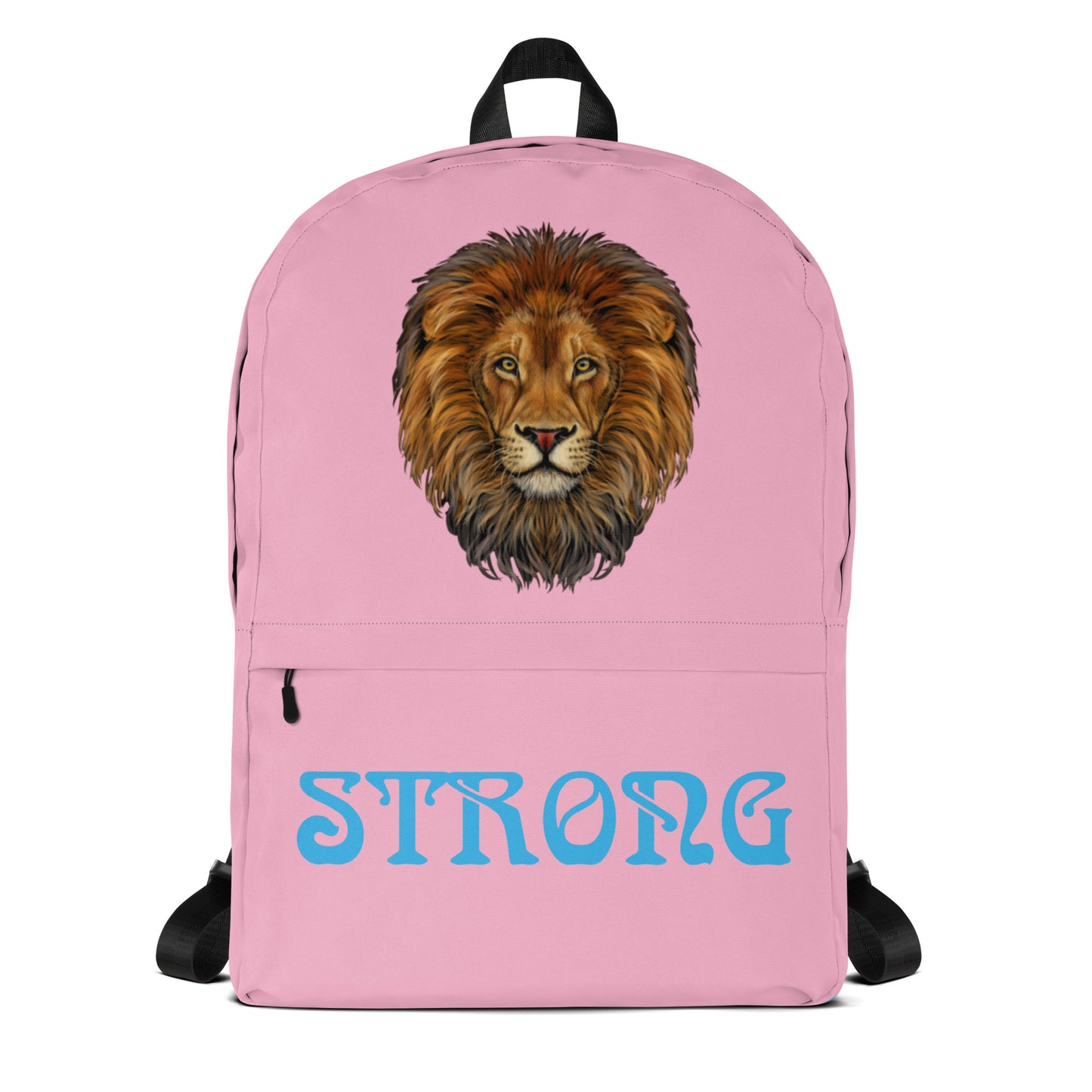 “STRONG” Cotton Candy Backpack W/SkyBlue Font