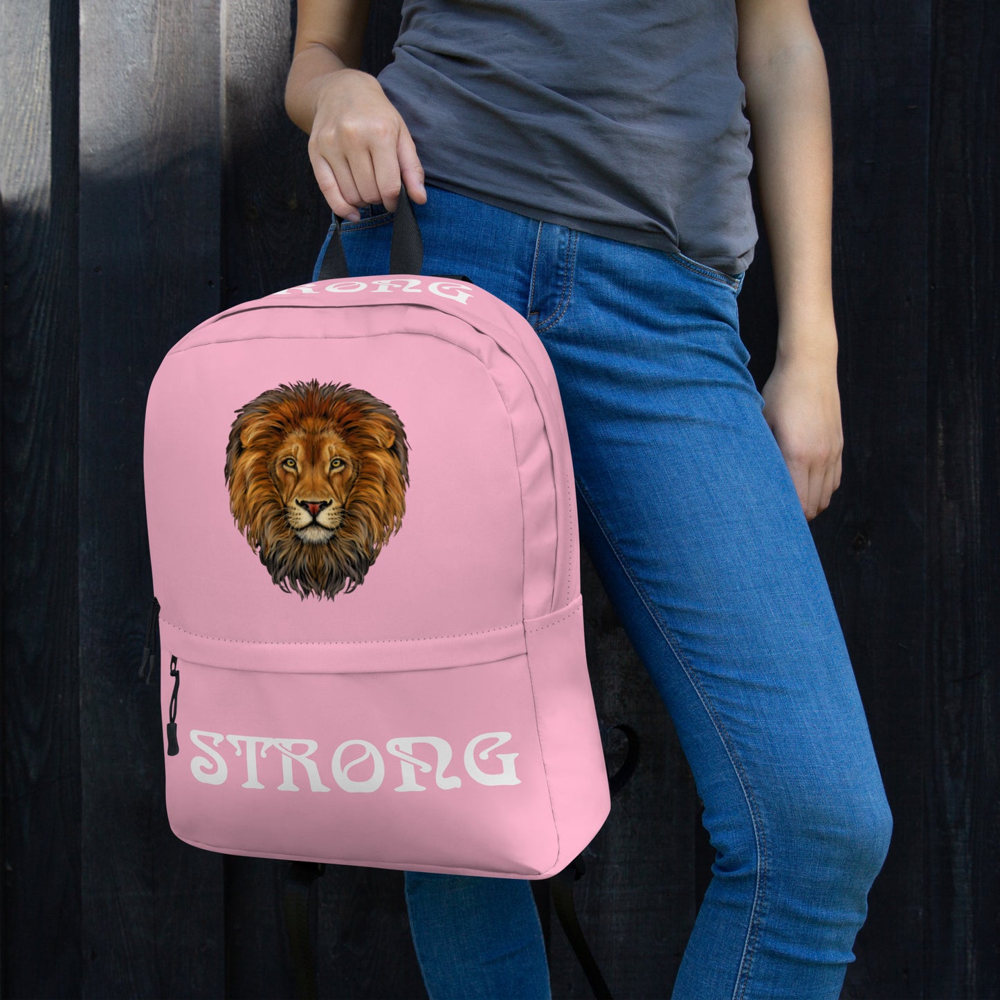 “STRONG” Cotton Candy Backpack W/White Font
