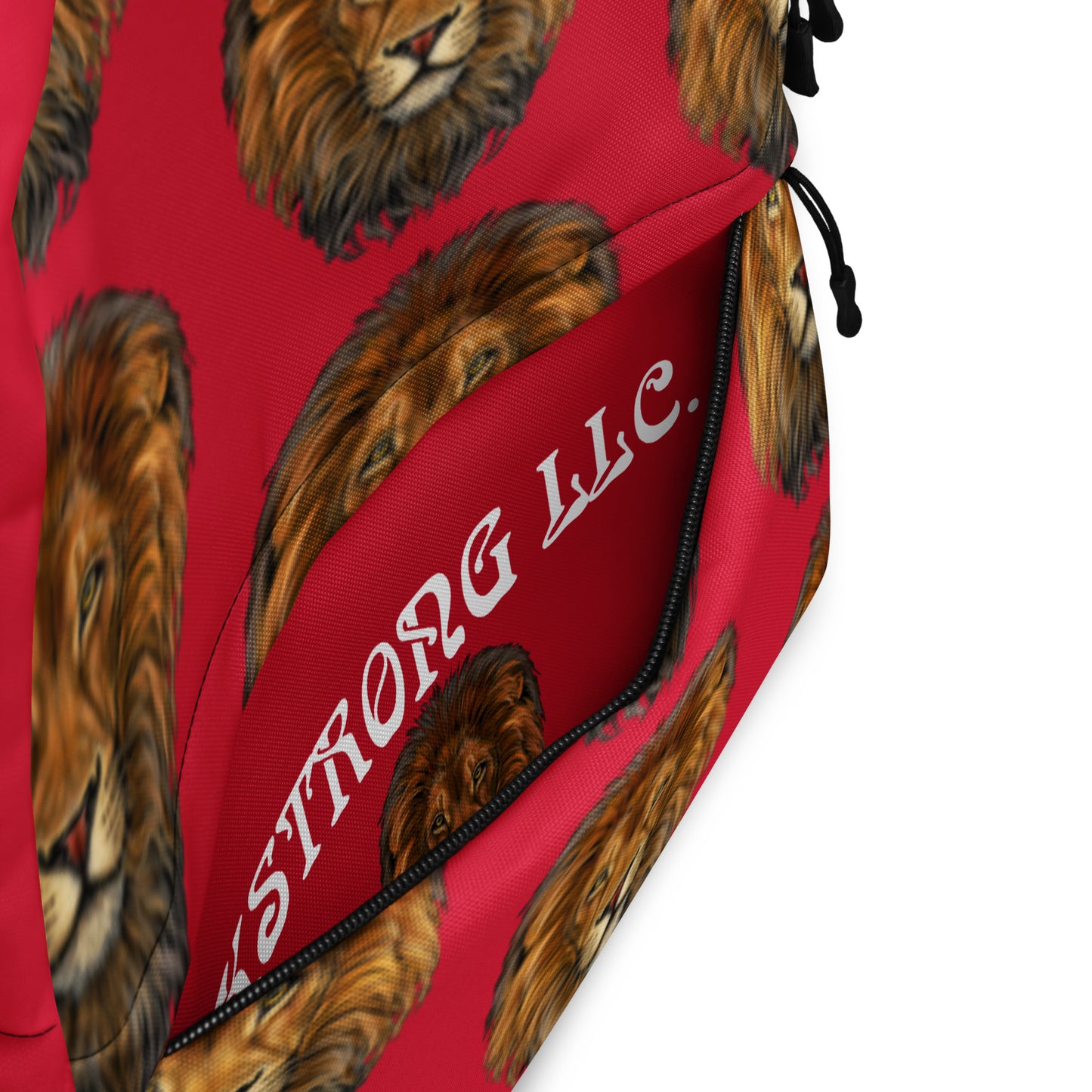 “LION” Red Backpack