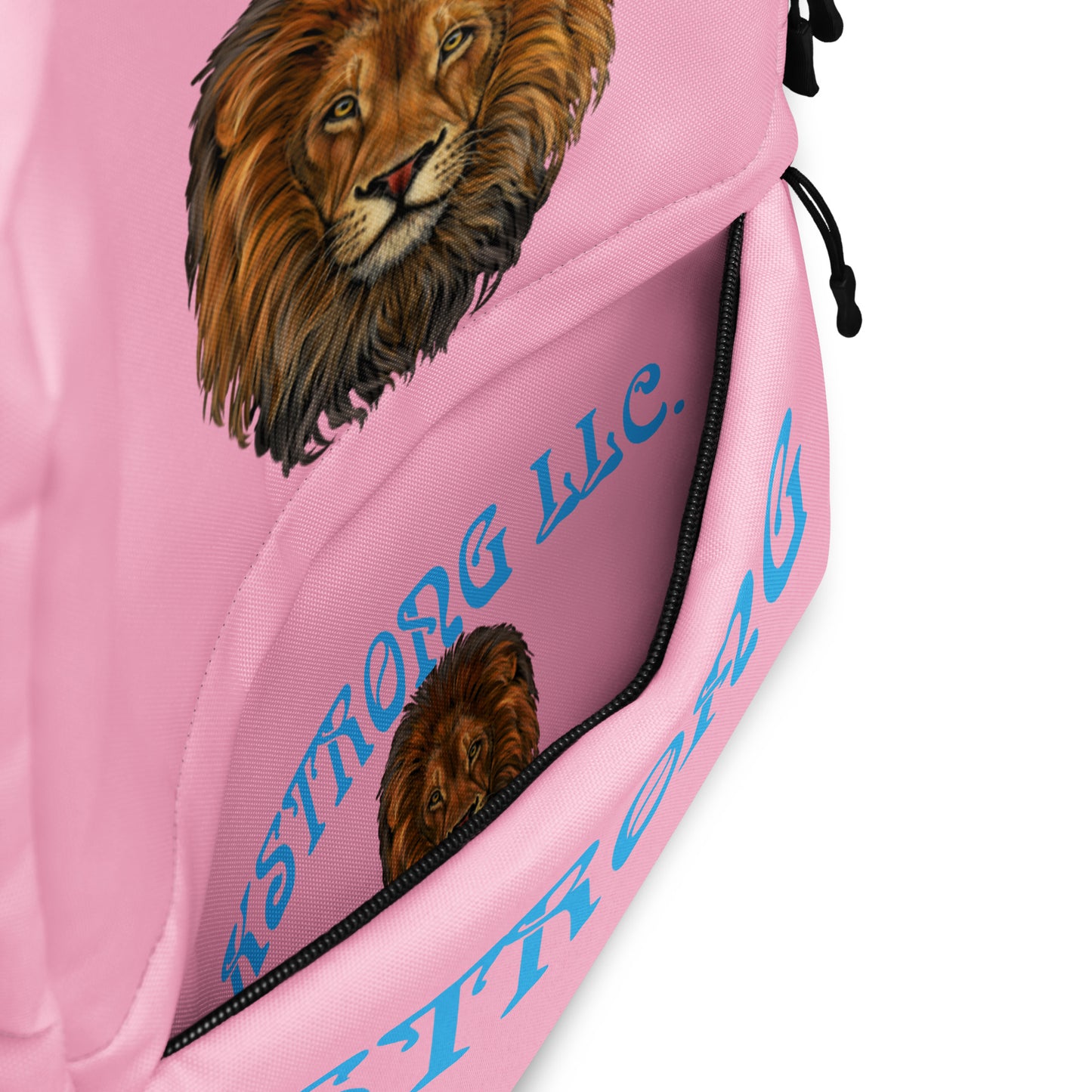 “STRONG” Cotton Candy Backpack W/SkyBlue Font