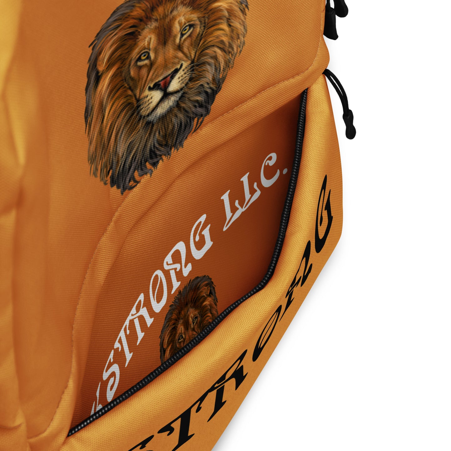 “STRONG” Bronze Backpack W/Black Font