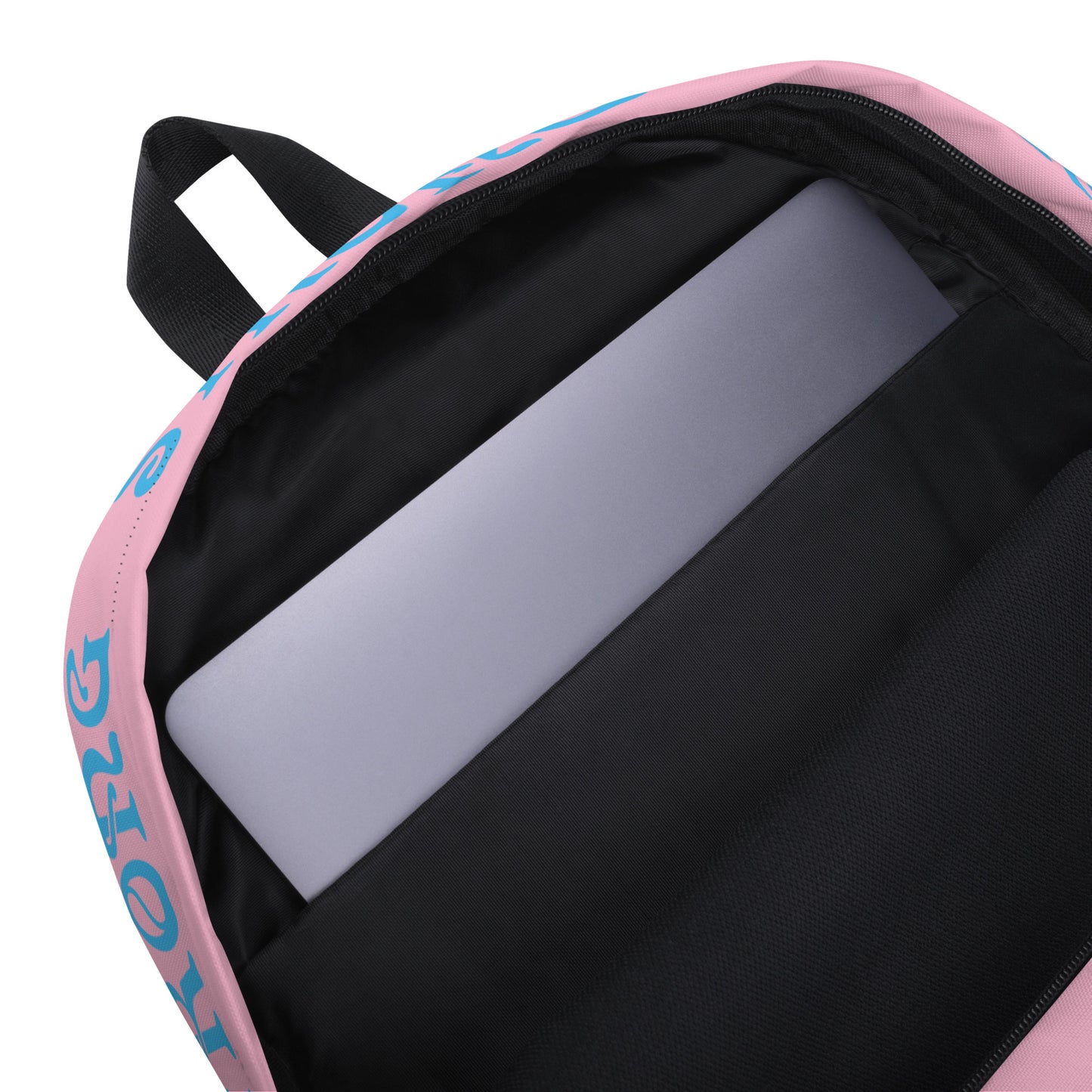 “STRONG” Cotton Candy Backpack W/SkyBlue Font