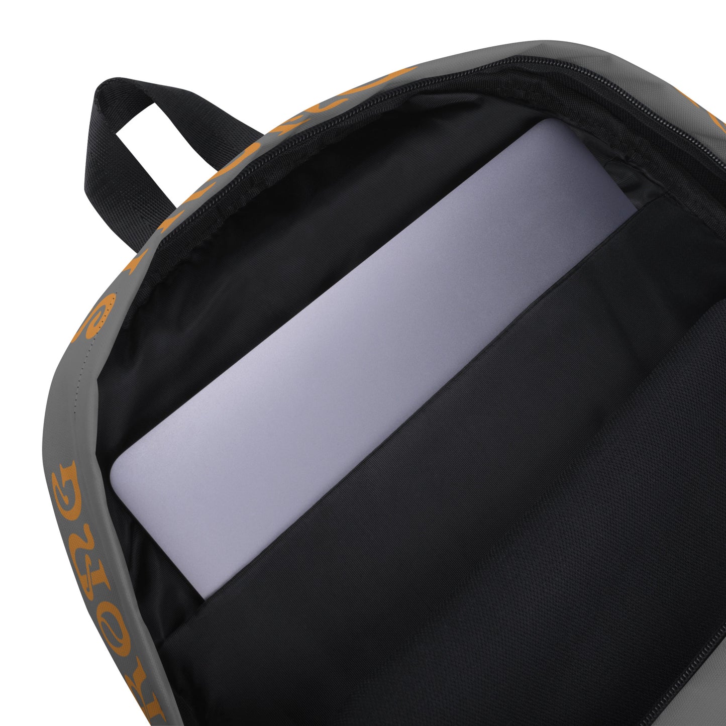 “STRONG” Grey Backpack W/Bronze Font
