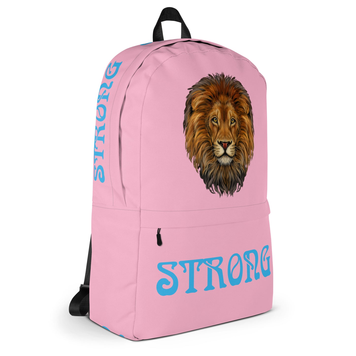 “STRONG” Cotton Candy Backpack W/SkyBlue Font