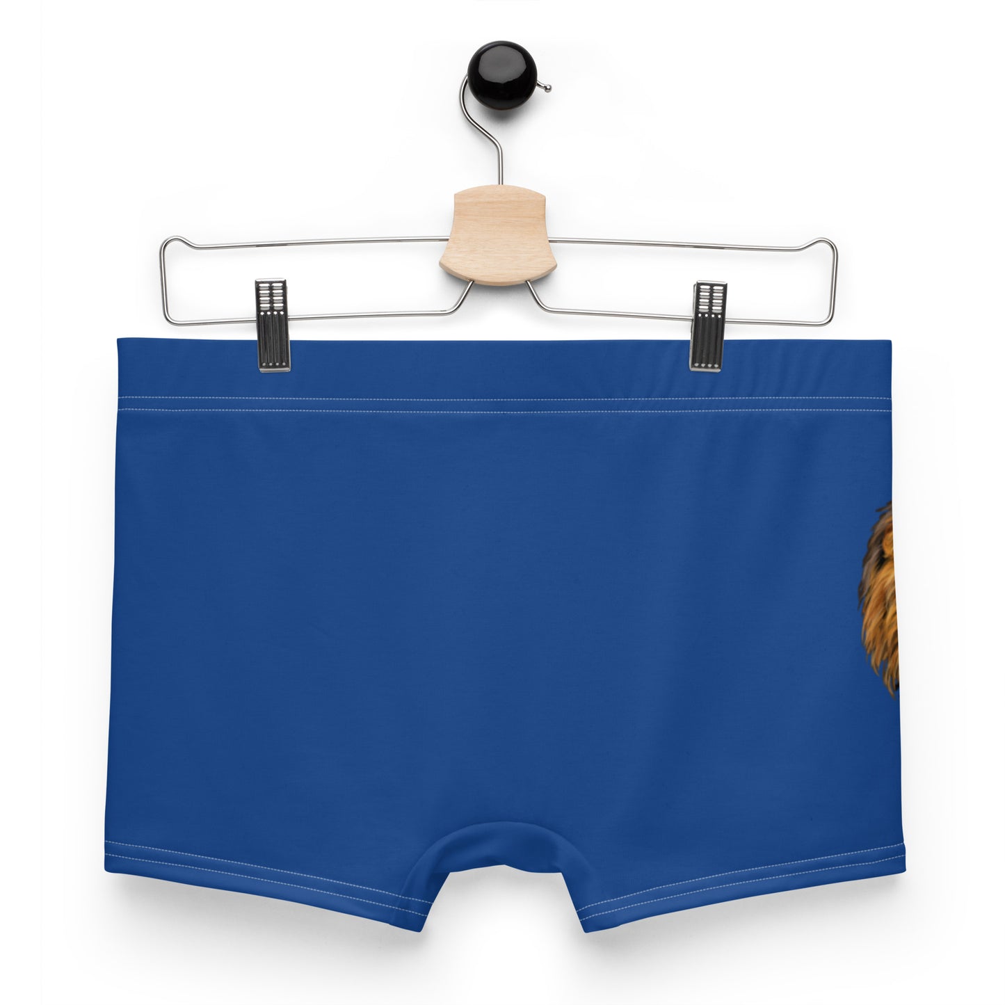 “STRONG”Blue Boxer Briefs W/Orange Font