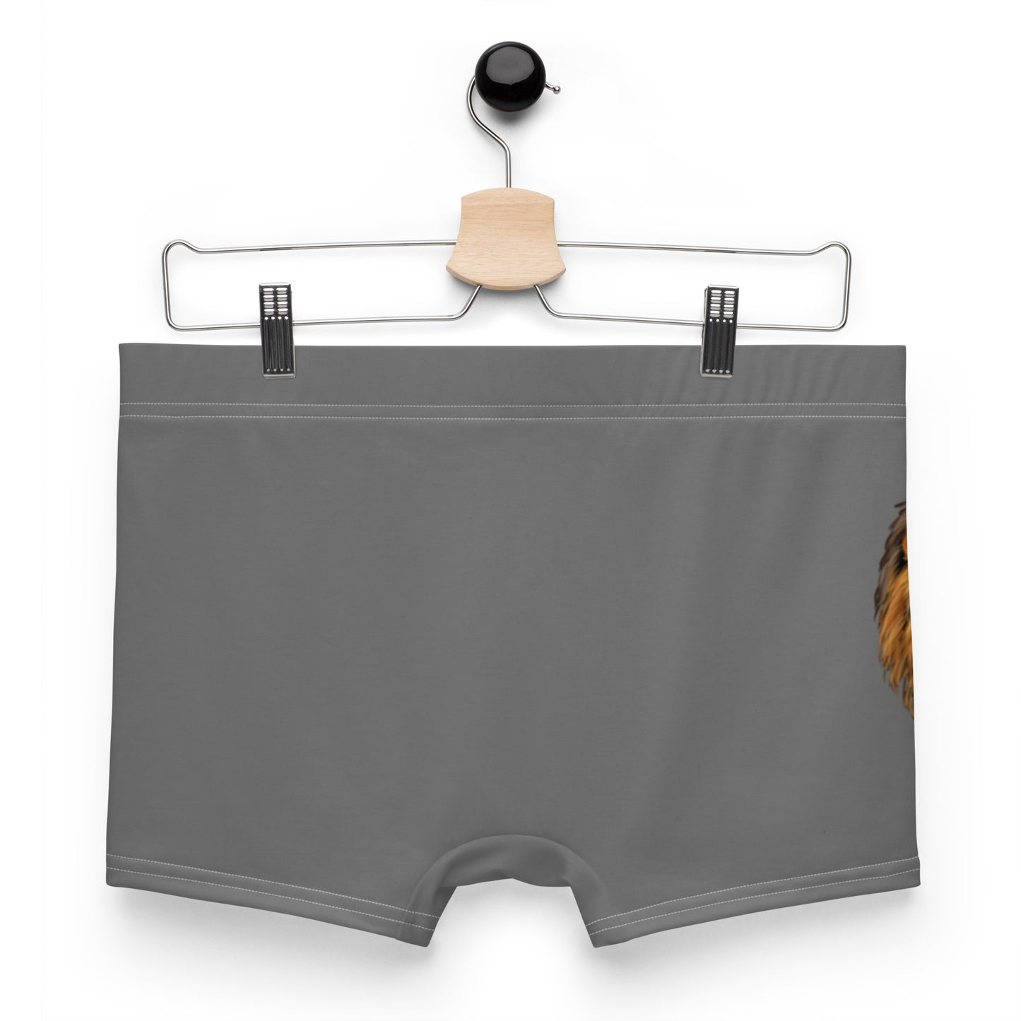 “STRONG”Grey Boxer Briefs W/White Font