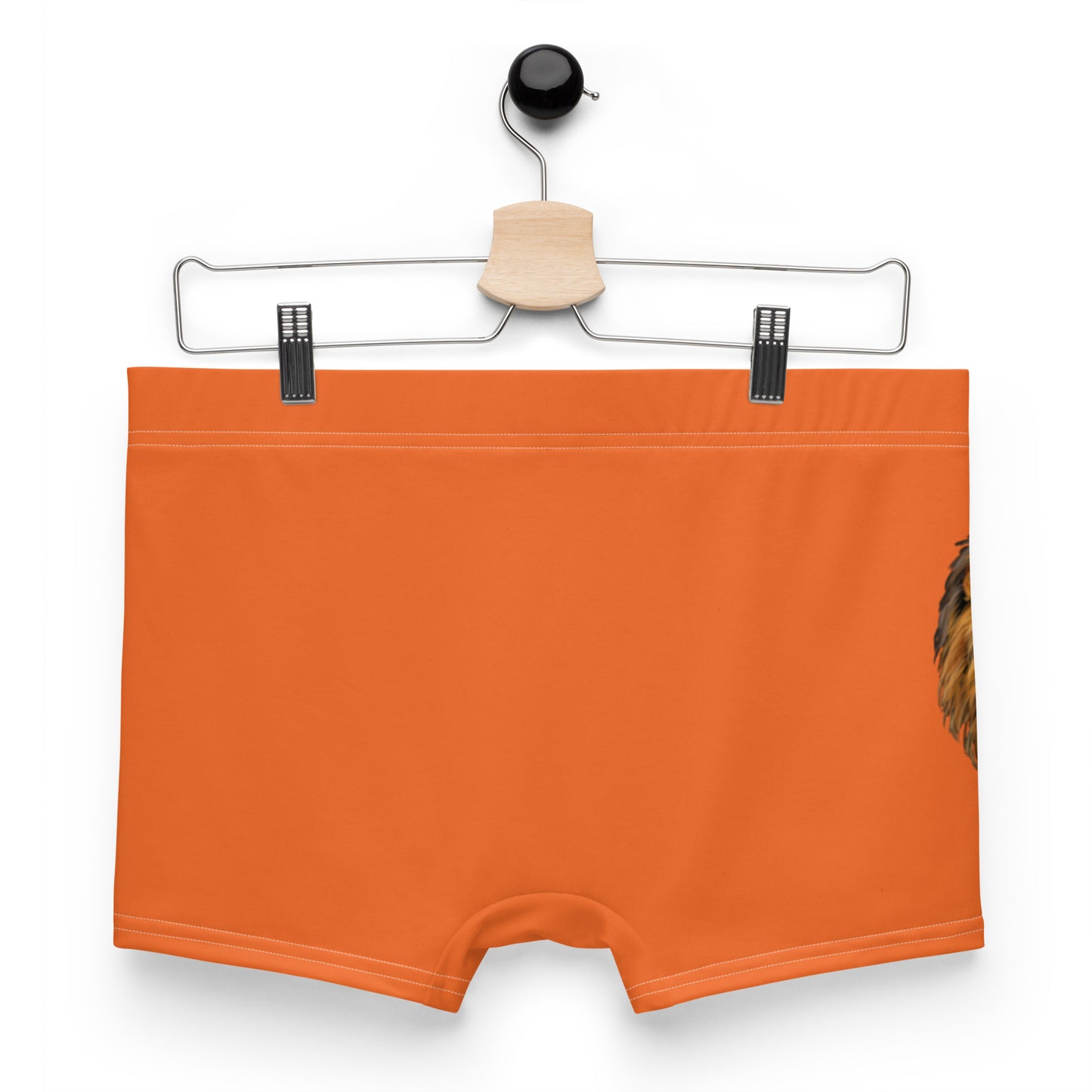 “STRONG”Orange Boxer Briefs W/Black Font