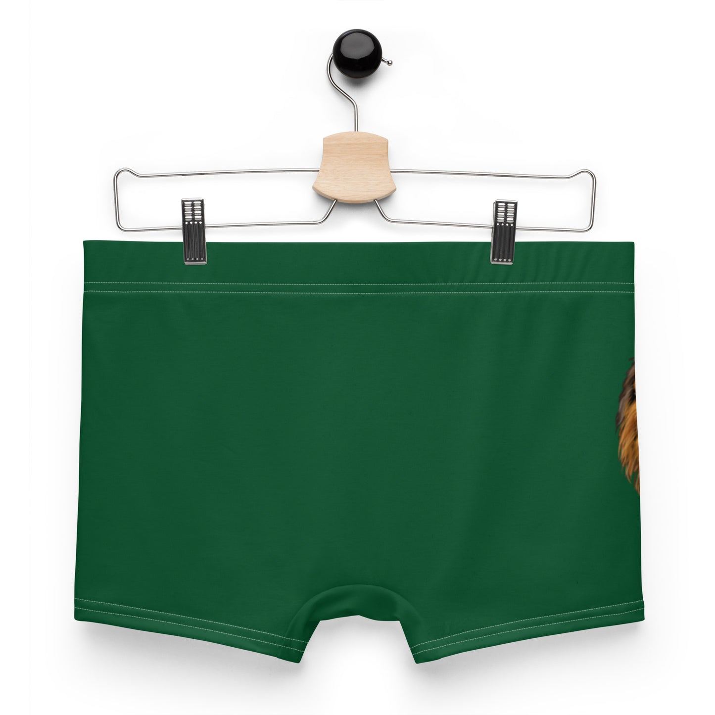 “STRONG”Green Boxer Briefs W/Orange Font