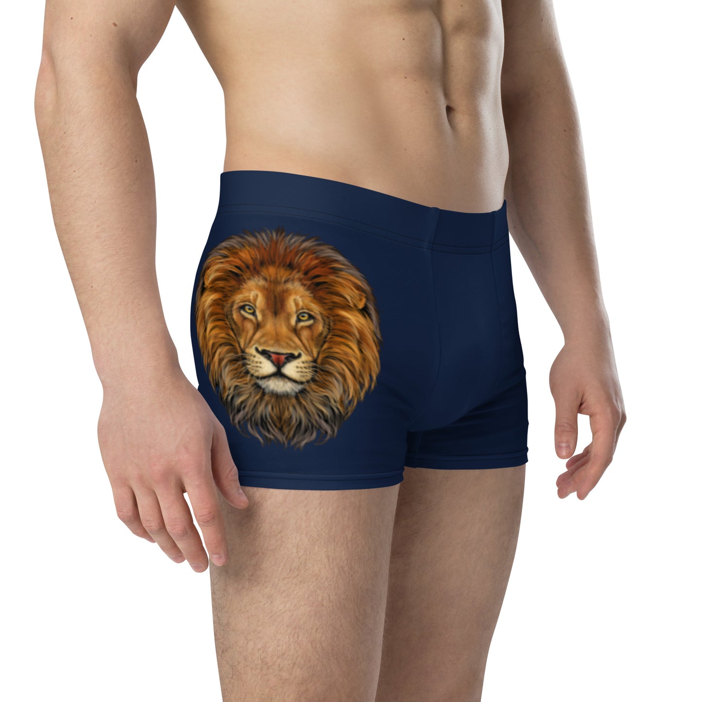 “STRONG”Navy Boxer Briefs W/Fawn Font