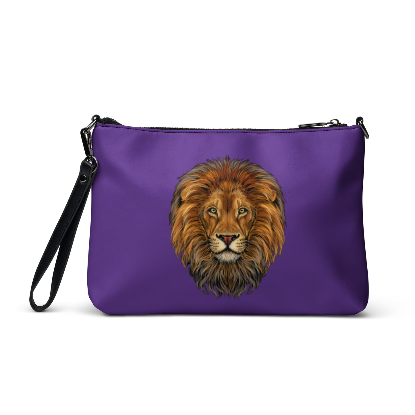 “STRONG”Purple Crossbody Bag W/Cotton Candy Font