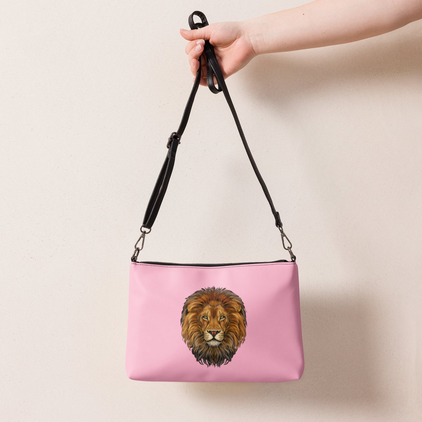 “STRONG”Cotton Candy Crossbody Bag W/Banana Font