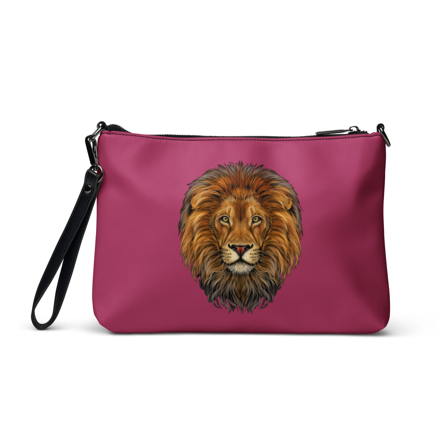 “STRONG”Lipstick Crossbody Bag W/Yellow Font