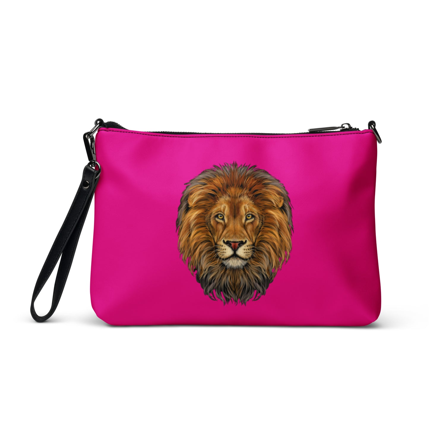 “BRAVE!”Violet Crossbody Bag W/White Font