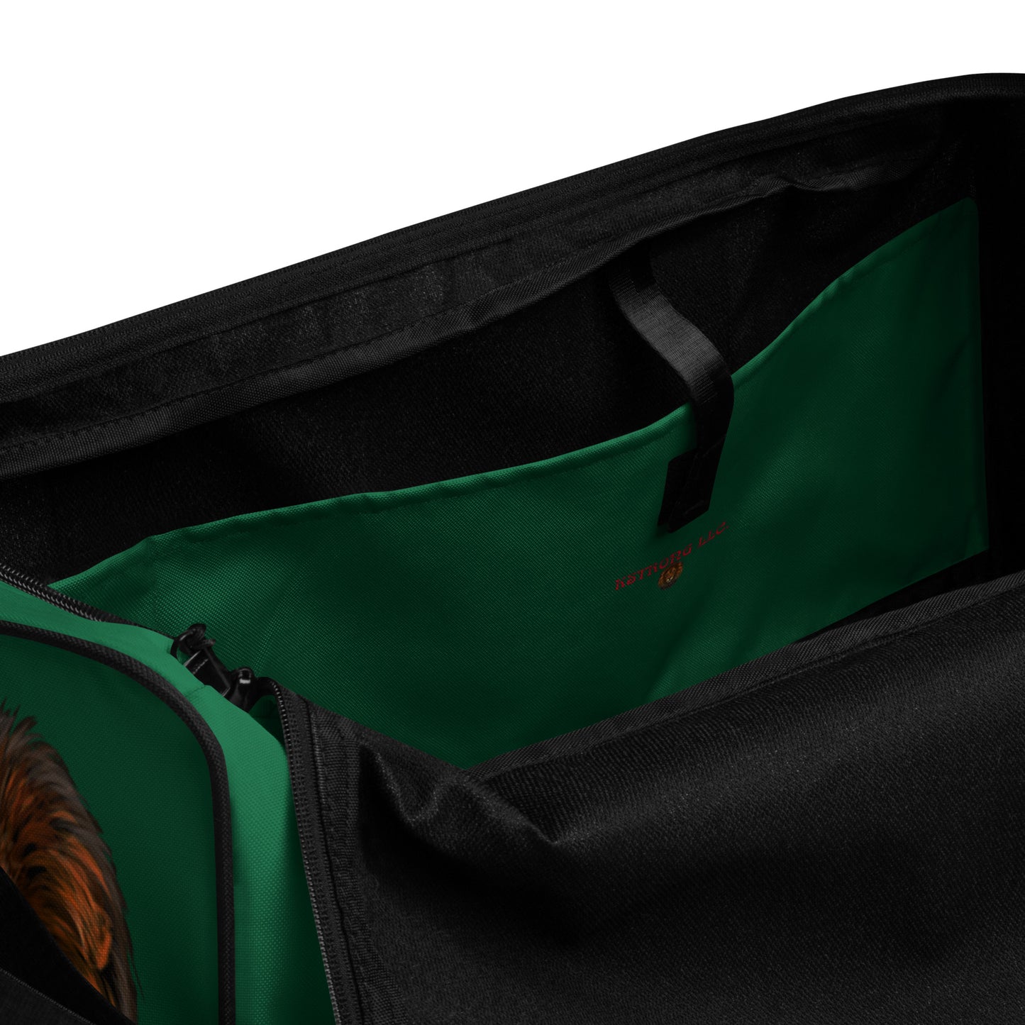 “STRONG” Green Duffle Bag W/Yellow Font