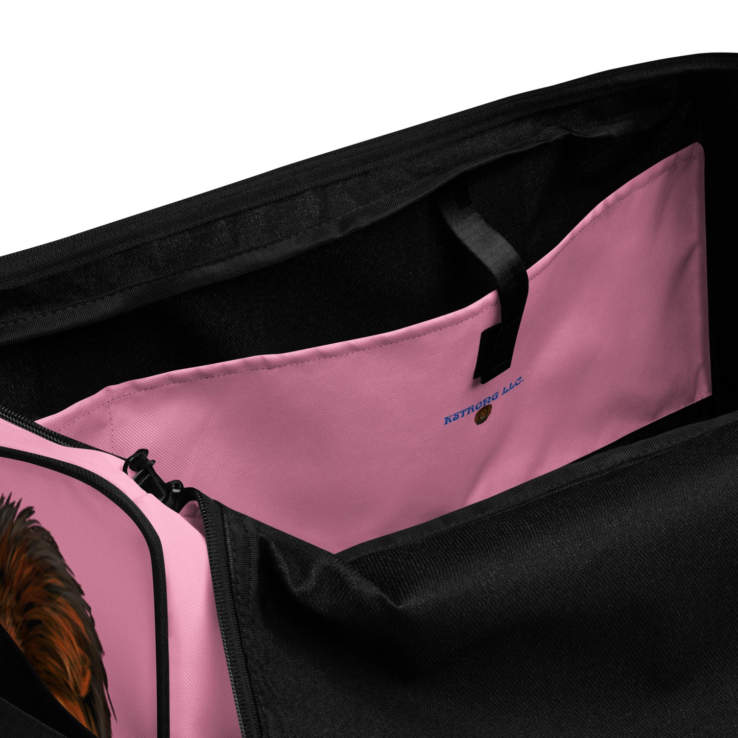 “STRONG” Cotton Candy Duffle Bag W/SkyBlue Font