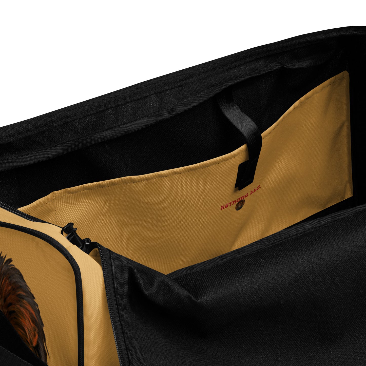 “STRONG” Fawn Duffle Bag W/Red Font