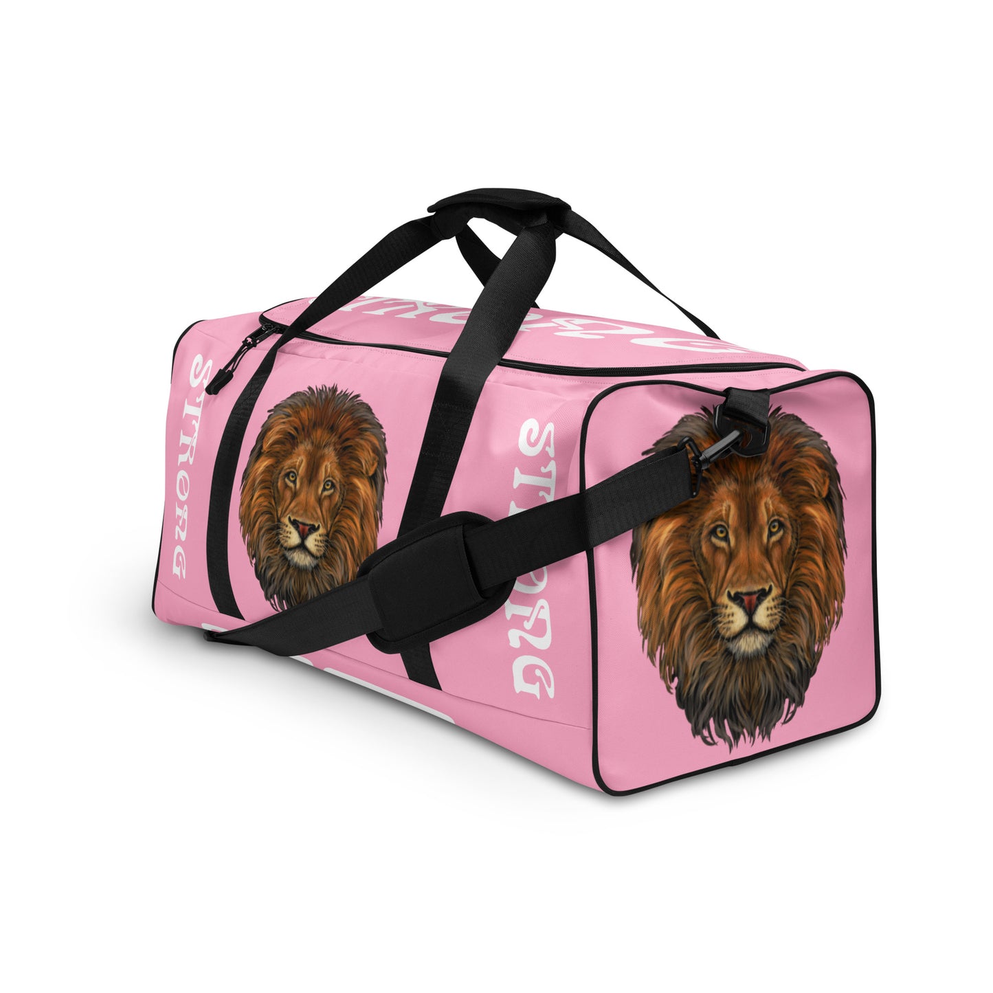 “STRONG” Cotton Candy Duffle Bag W/White Font