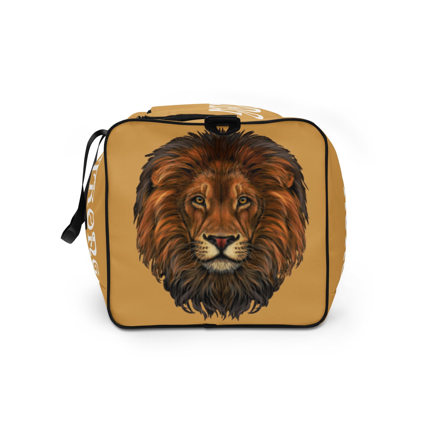 “STRONG” Fawn Duffle Bag W/White Font