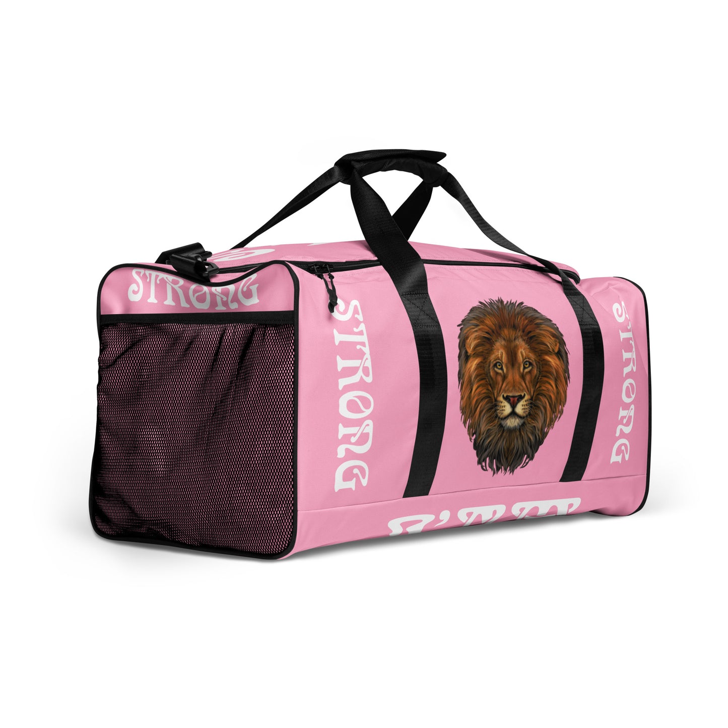 “STRONG” Cotton Candy Duffle Bag W/White Font