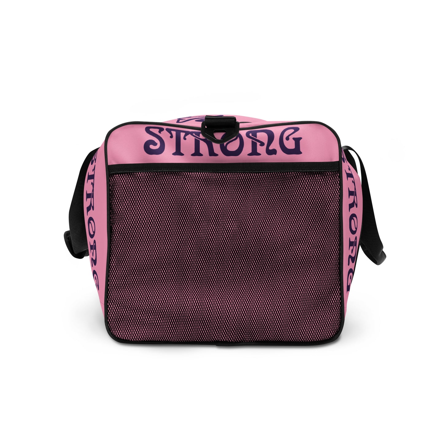 “STRONG” Cotton Candy Duffle Bag W/Purple Font