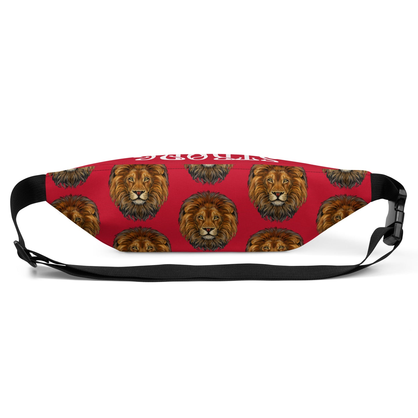 “STRONG”Red Fanny Pack W/White Font