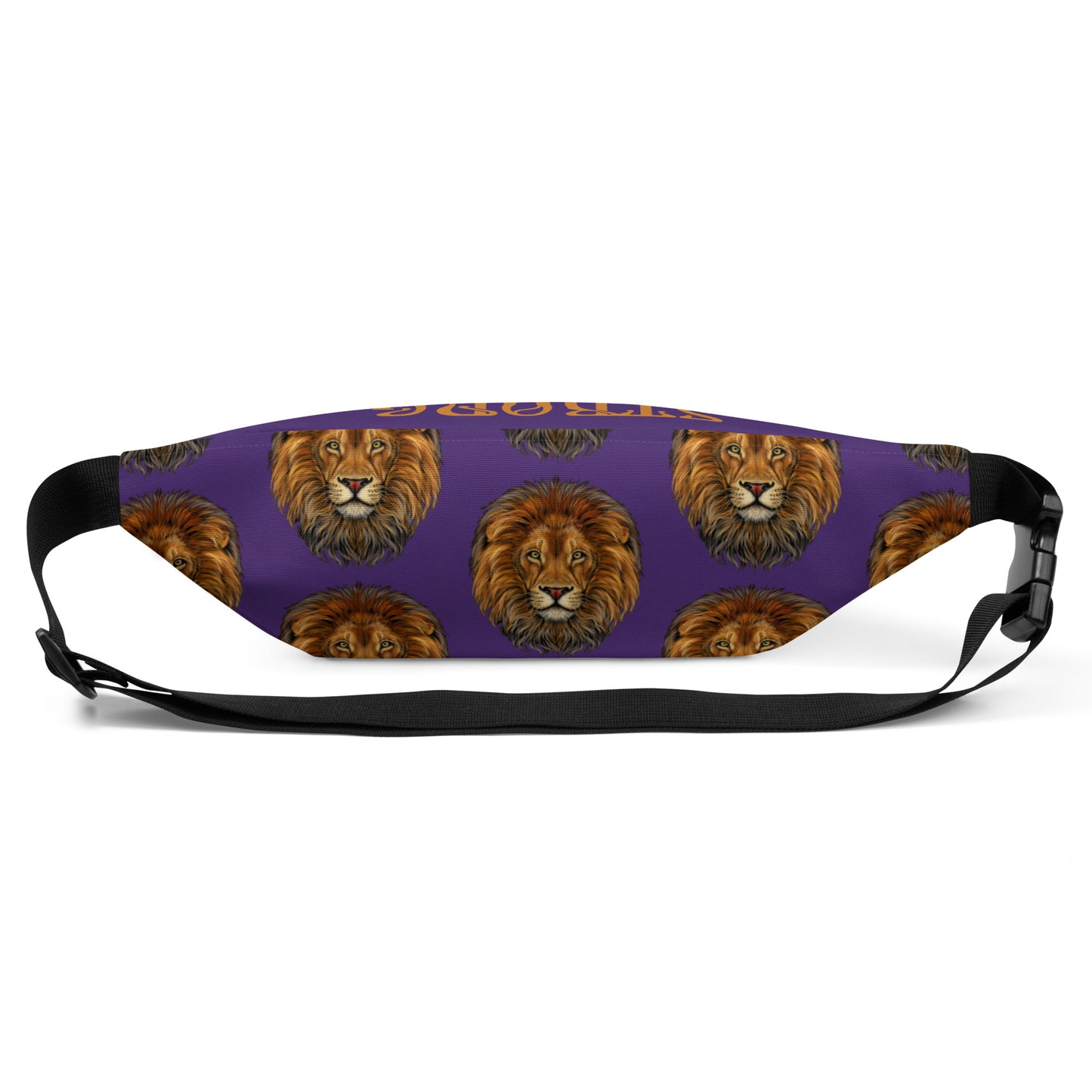 “STRONG”Purple Fanny Pack W/Bronze Font
