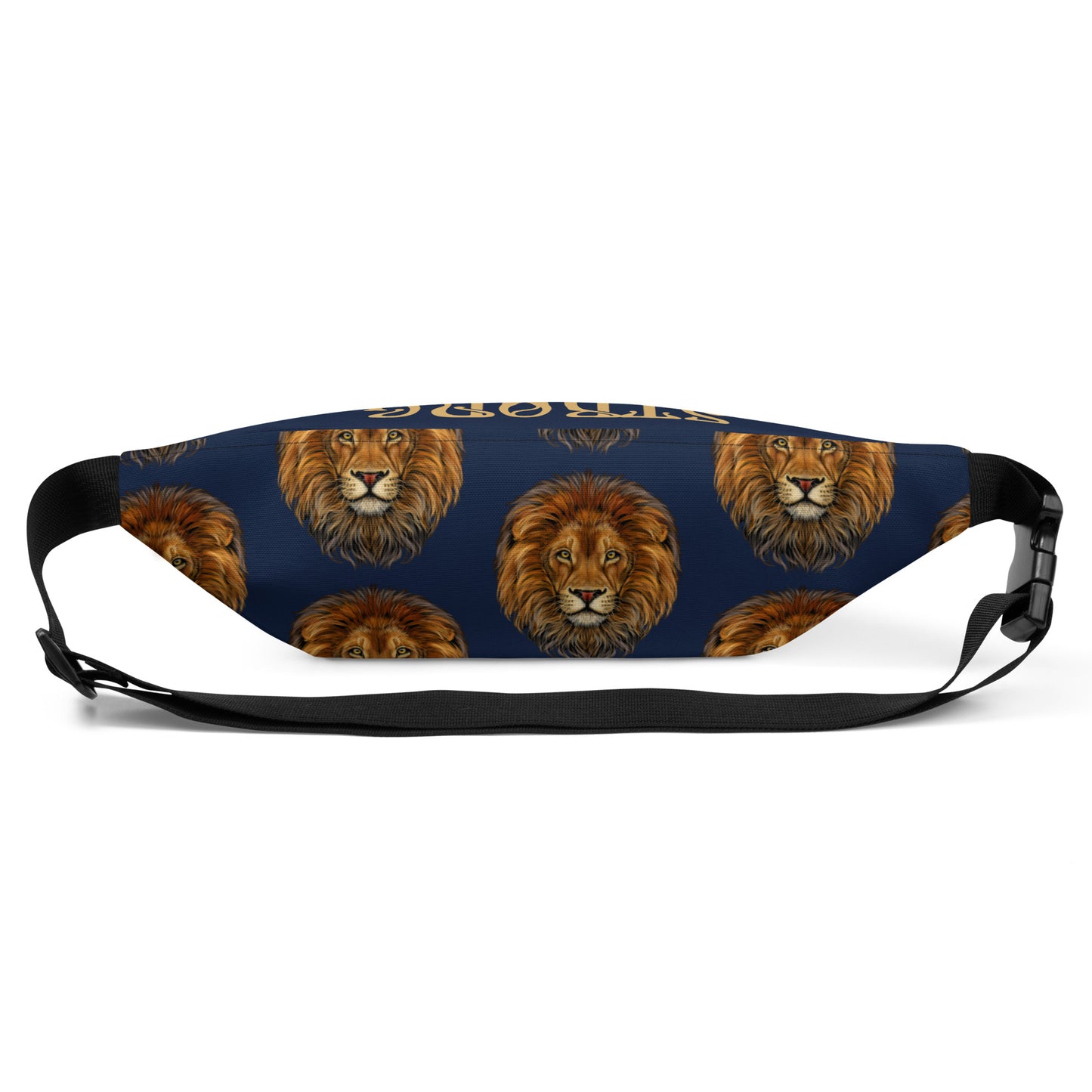 “STRONG”Navy Fanny Pack W/Fawn Font