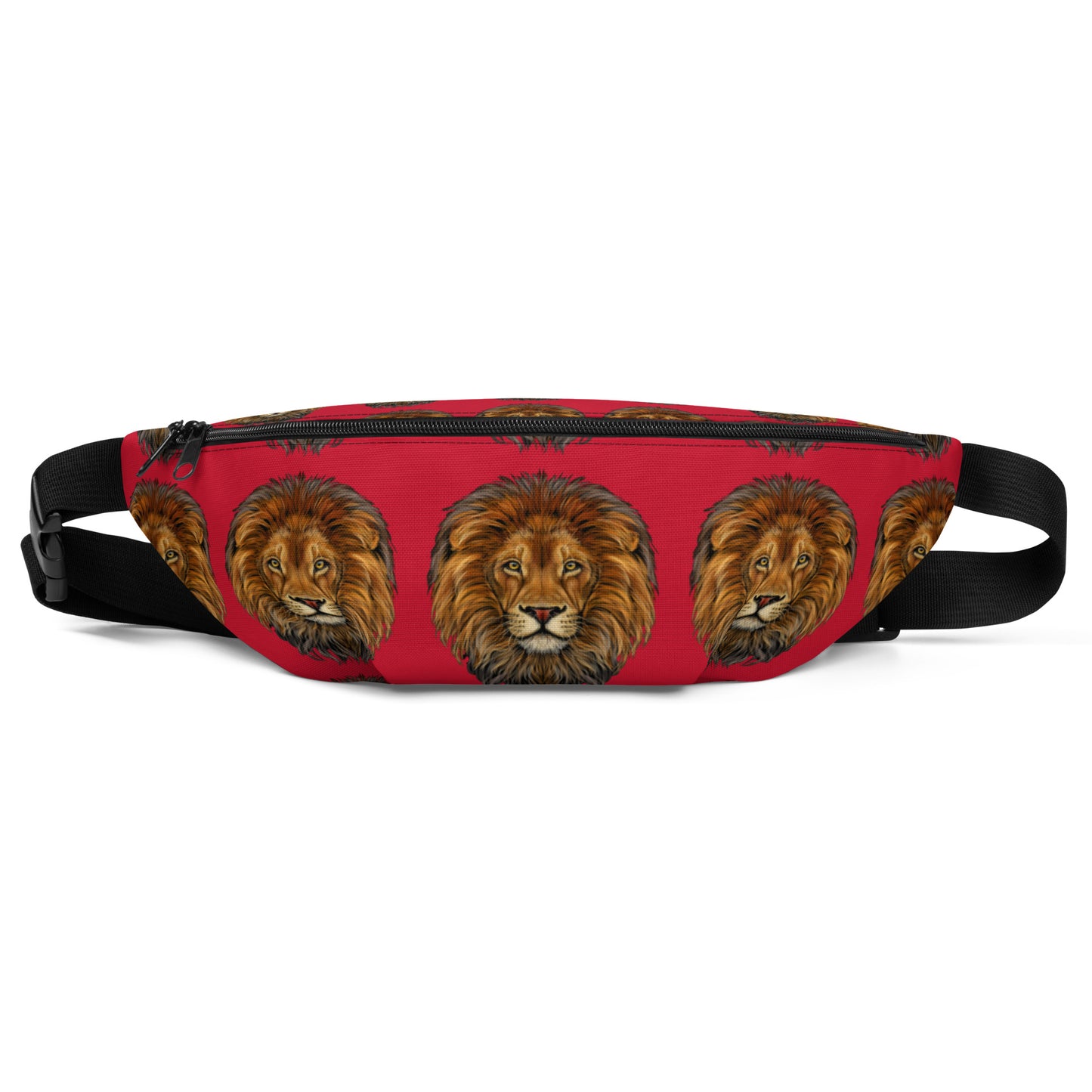 “LION”Red Fanny Pack