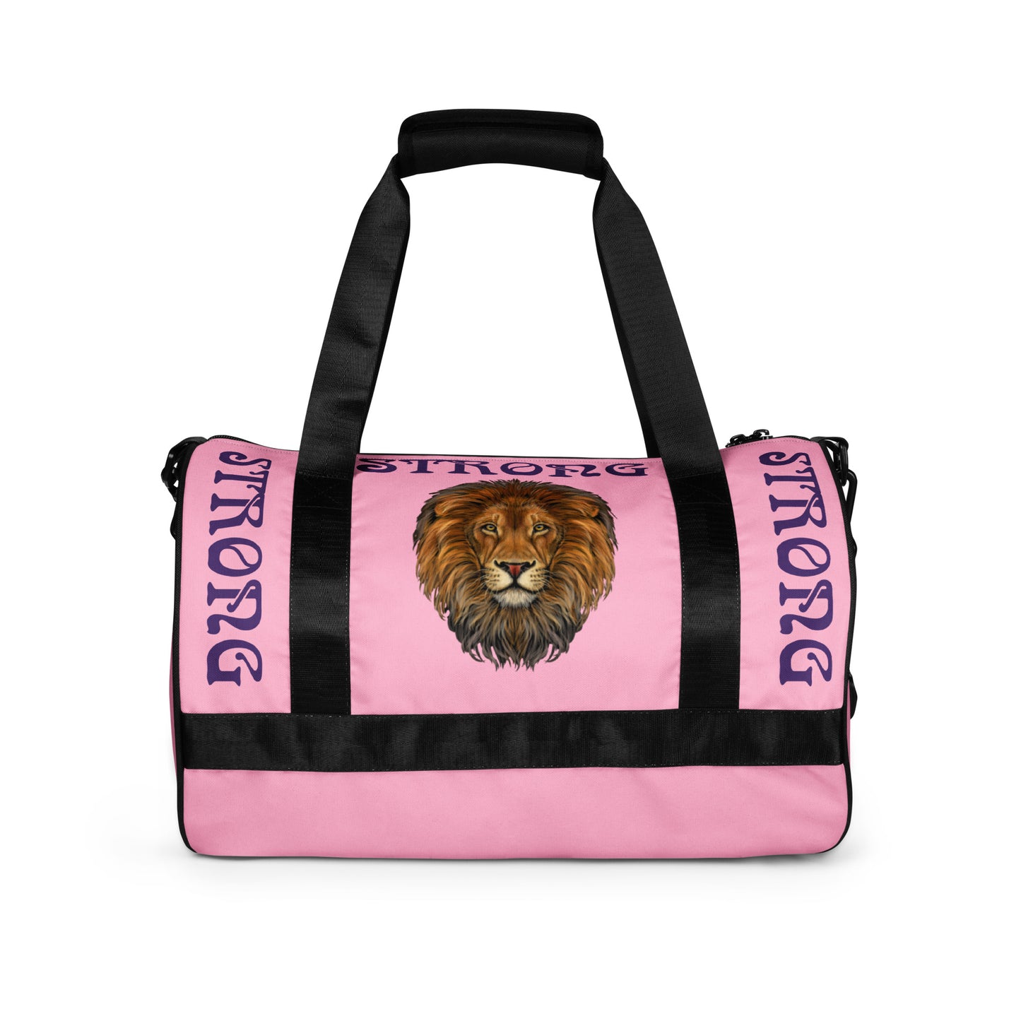 “STRONG” Cotton Candy Gym Bag W/Purple Font