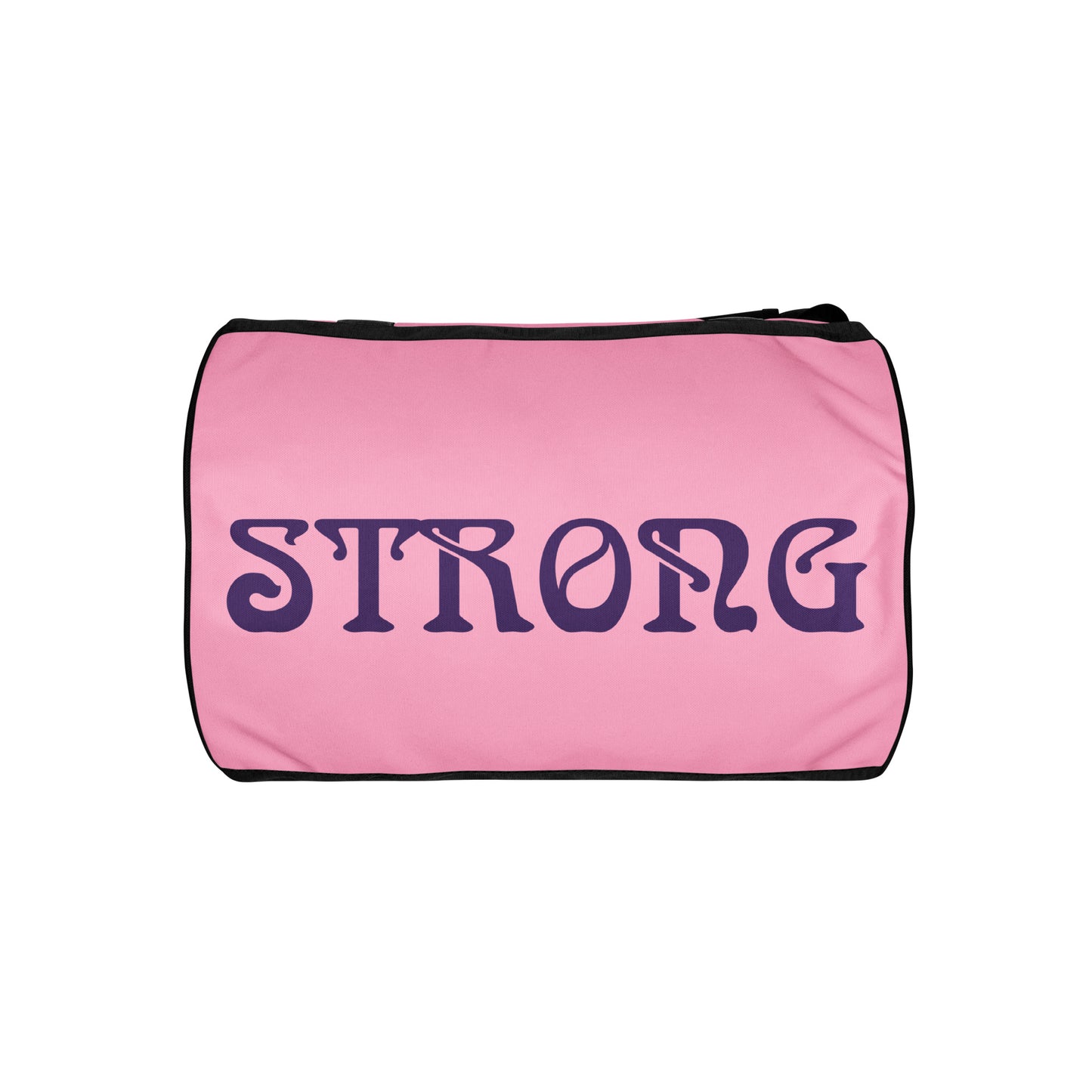 “STRONG” Cotton Candy Gym Bag W/Purple Font