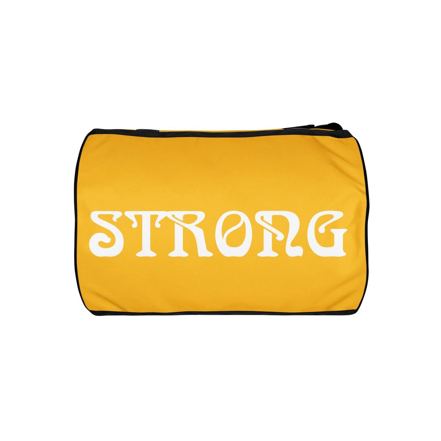 “STRONG” Yellow Gym Bag W/Yellow Font