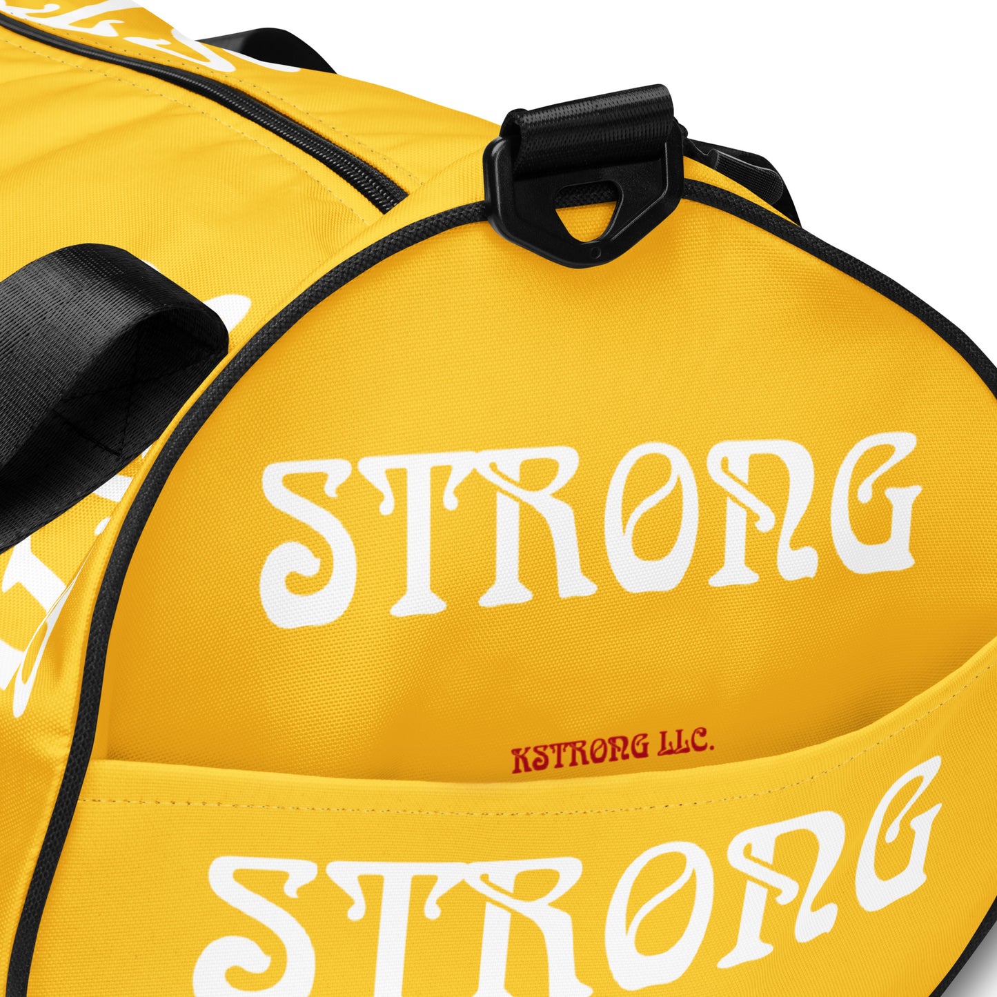 “STRONG” Yellow Gym Bag W/Yellow Font