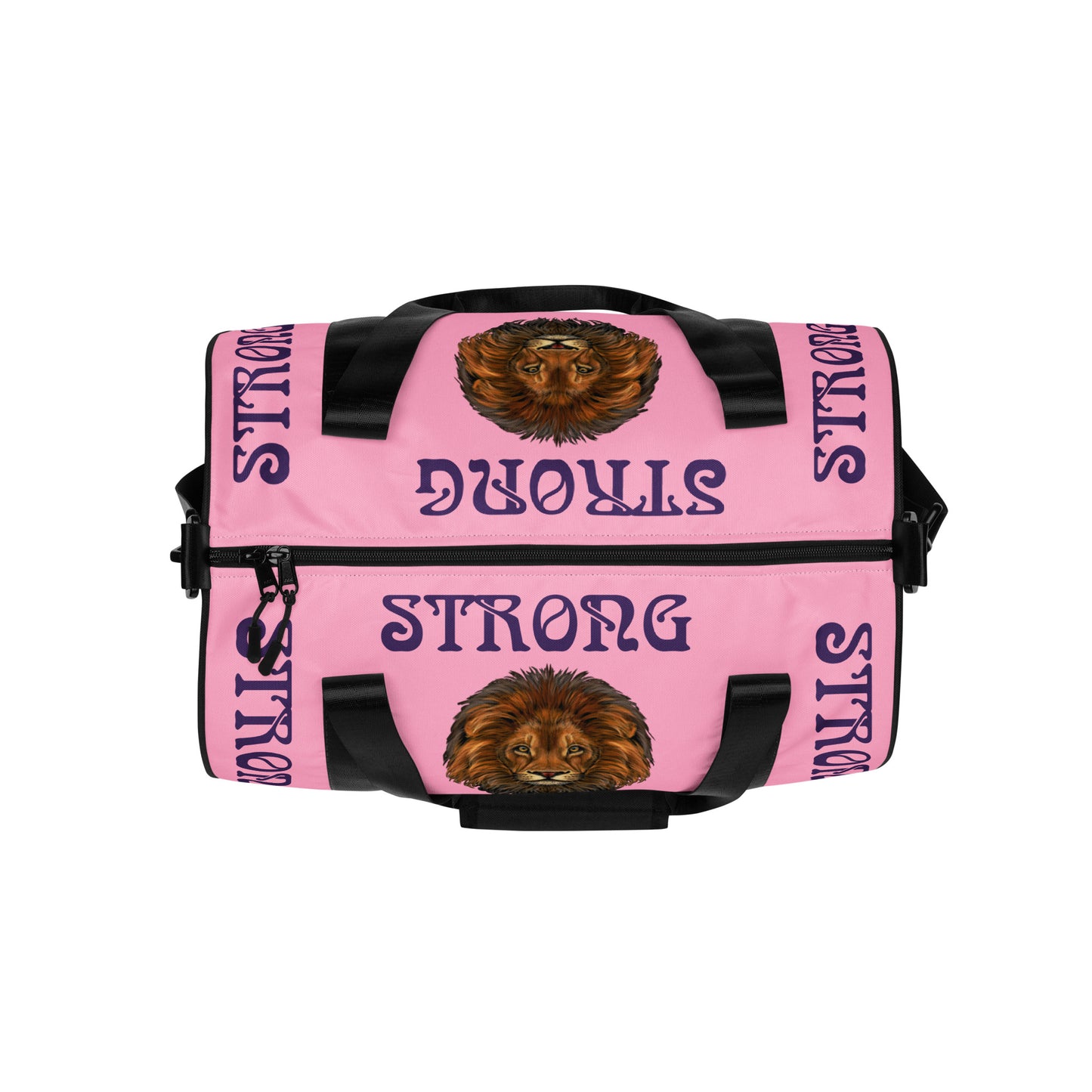 “STRONG” Cotton Candy Gym Bag W/Purple Font