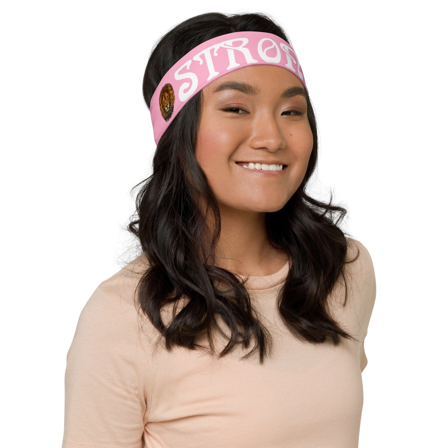 “STRONG” Cotton Candy Headband W/White Font