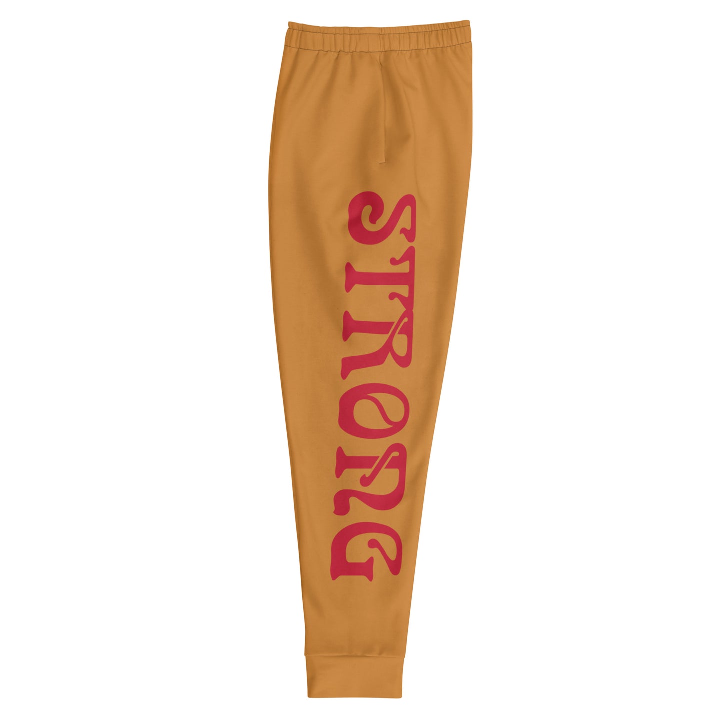 "STRONG"Bronze Men's Joggers W/Red Font