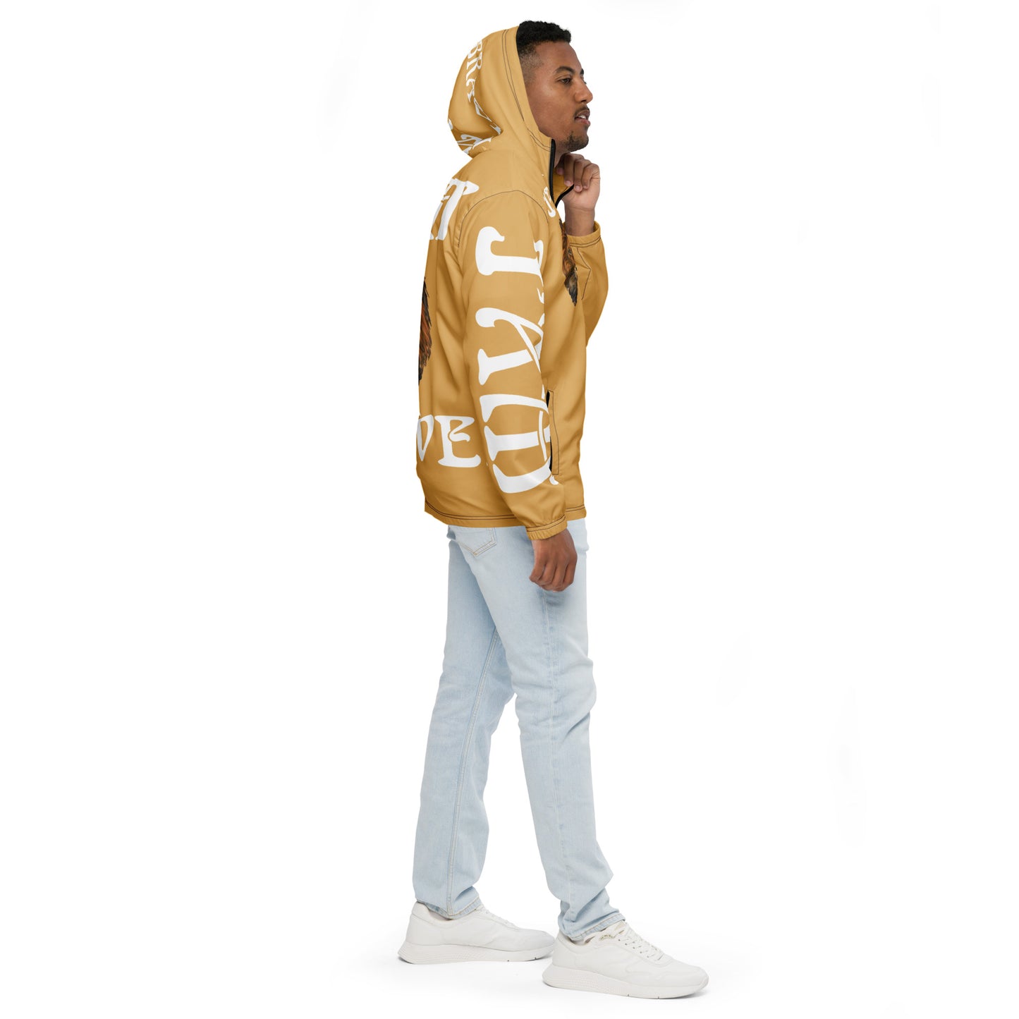 “I’AM BRAVE!”Fawn Unisex Windbreaker W/White Font