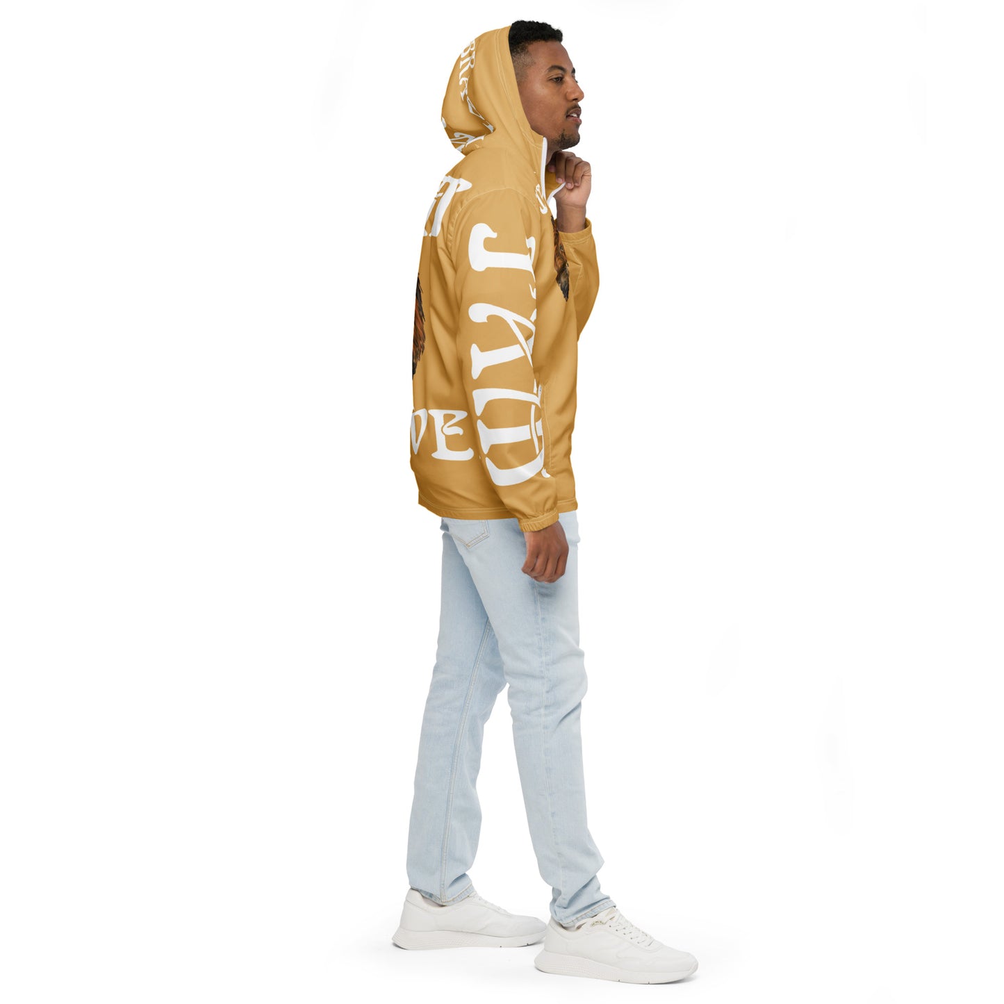 “I’AM BRAVE!”Fawn Unisex Windbreaker W/White Font