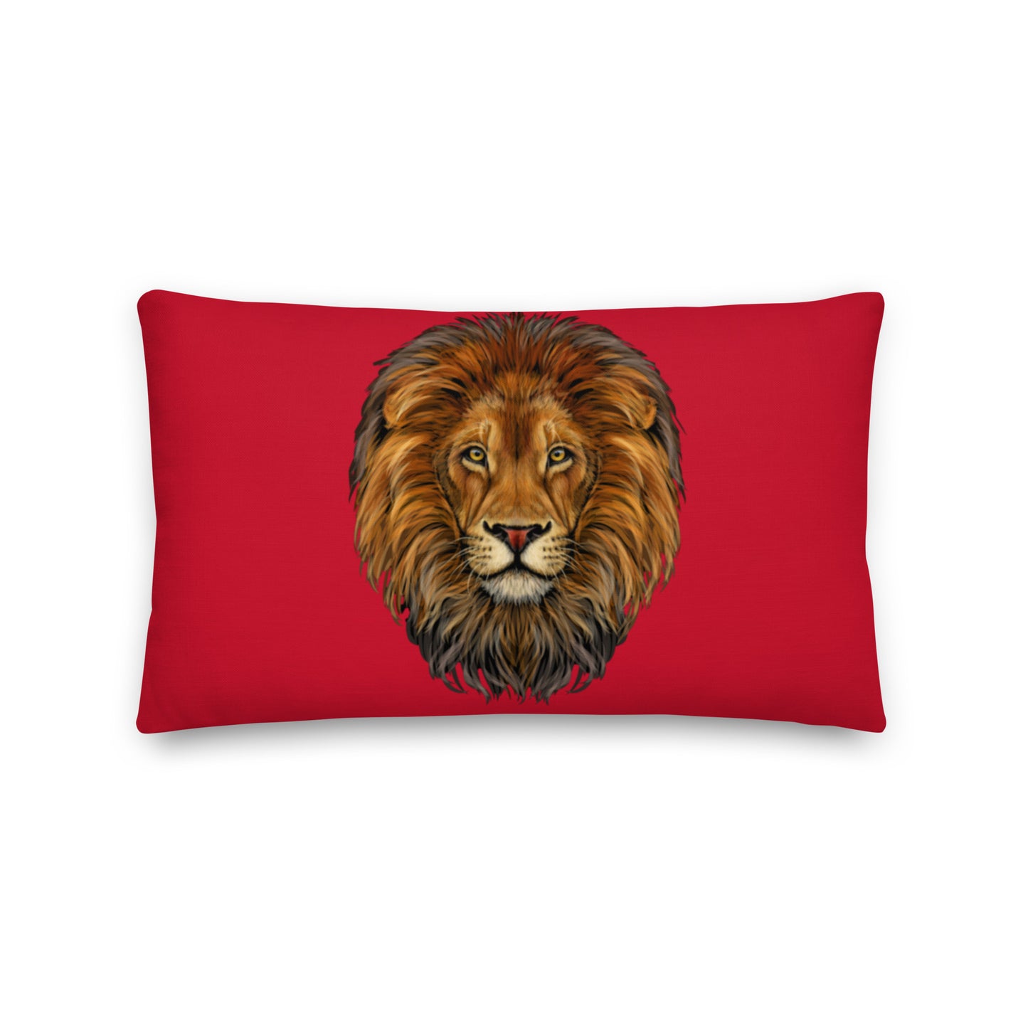 “LION”Red Premium Pillow