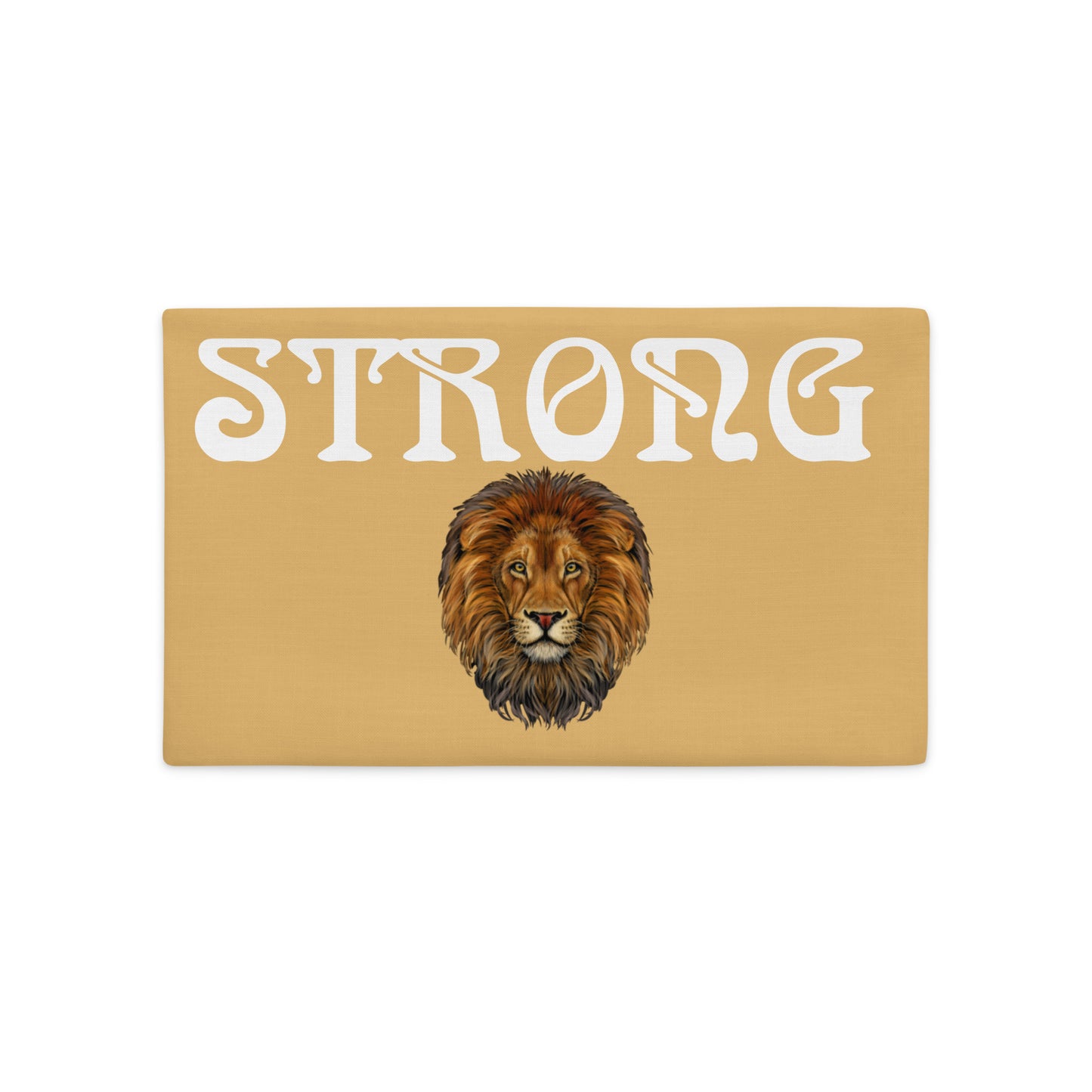 “STRONG”Fawn Premium Pillow Case W/White Font