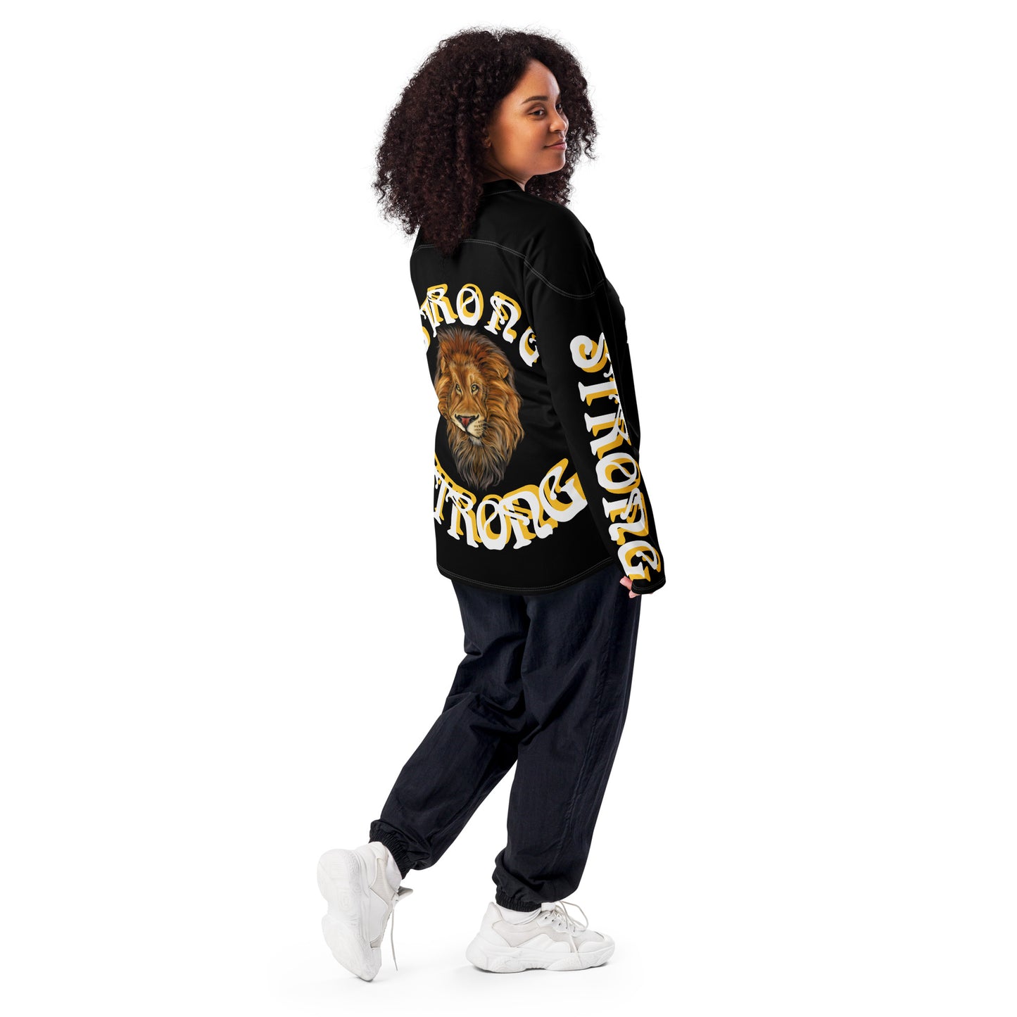 “STRONG”#11 Black Unisex Hockey Fan Jersey W/Shadow Yellow & White Font