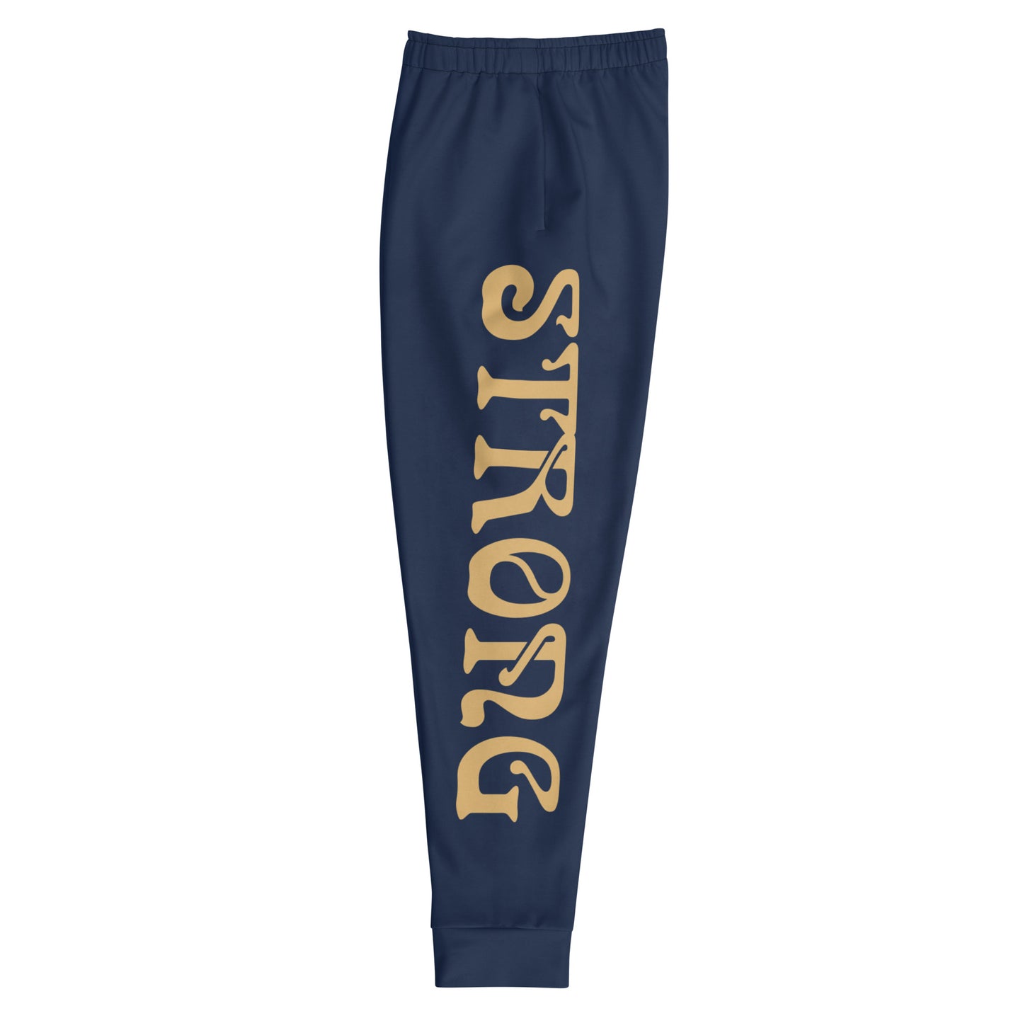 “STRONG” Navy Men's Joggers W/Fawn Font