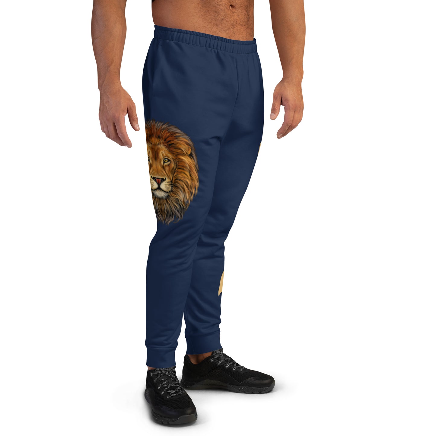 “STRONG” Navy Men's Joggers W/Fawn Font