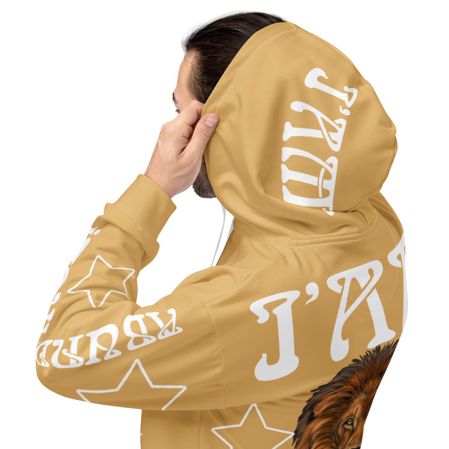 “I’AM ABUNDANCE!” Fawn Unisex Hoodie W/White Font