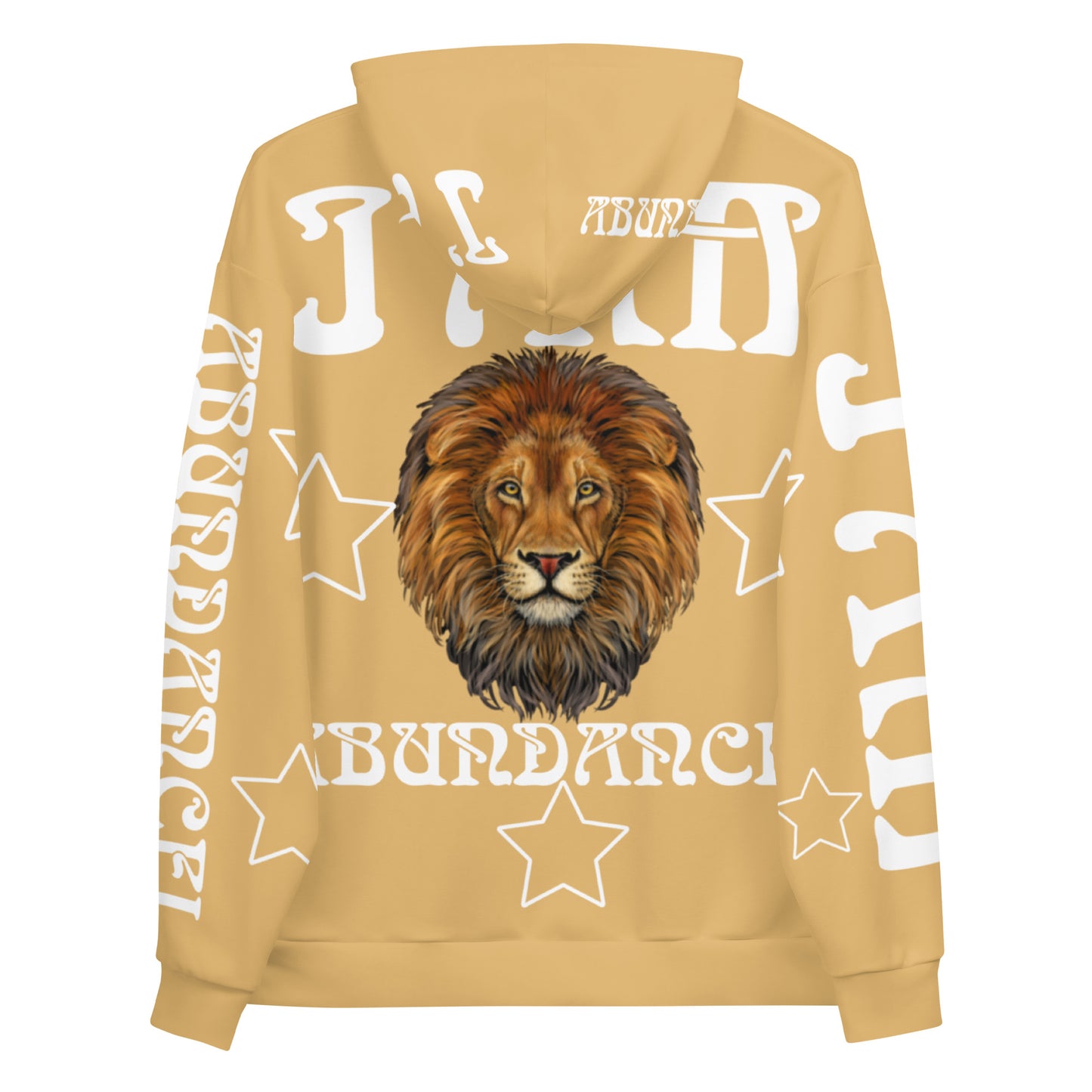 “I’AM ABUNDANCE!” Fawn Unisex Hoodie W/White Font