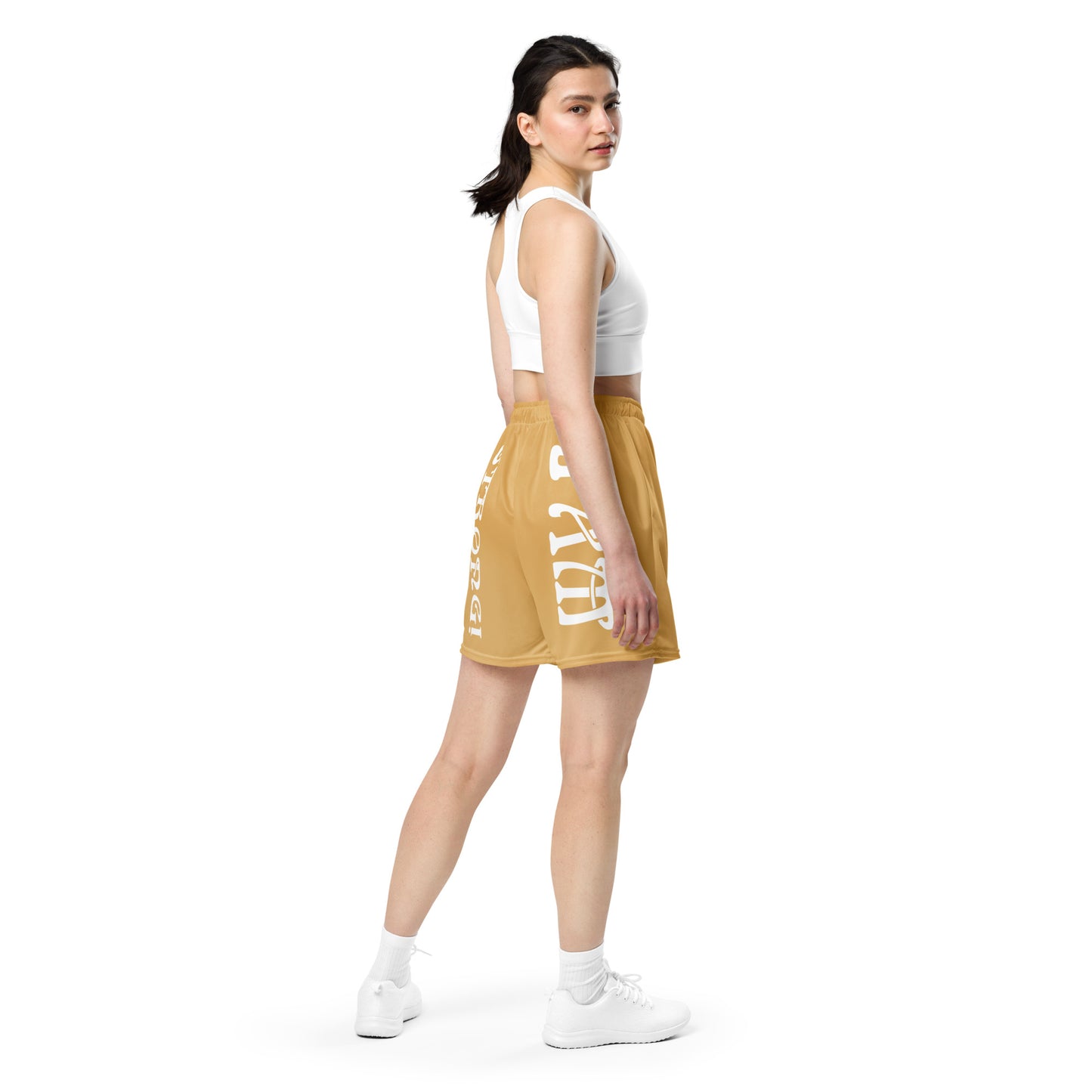 “I’AM STRONG!” Fawn Unisex Sport Shorts W/White Font